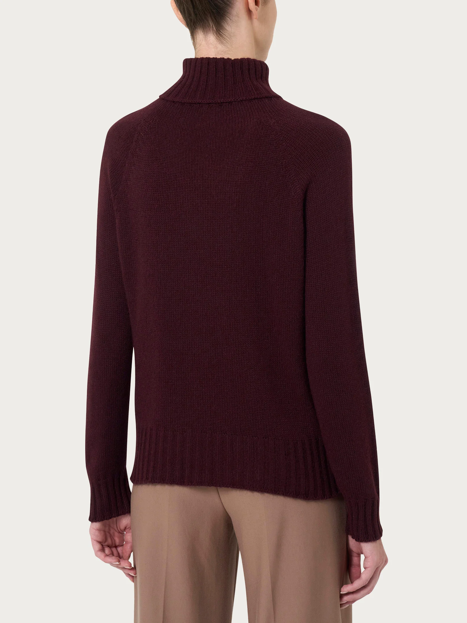 Dolcevita in misto angora - Plum Perfect - Image 2