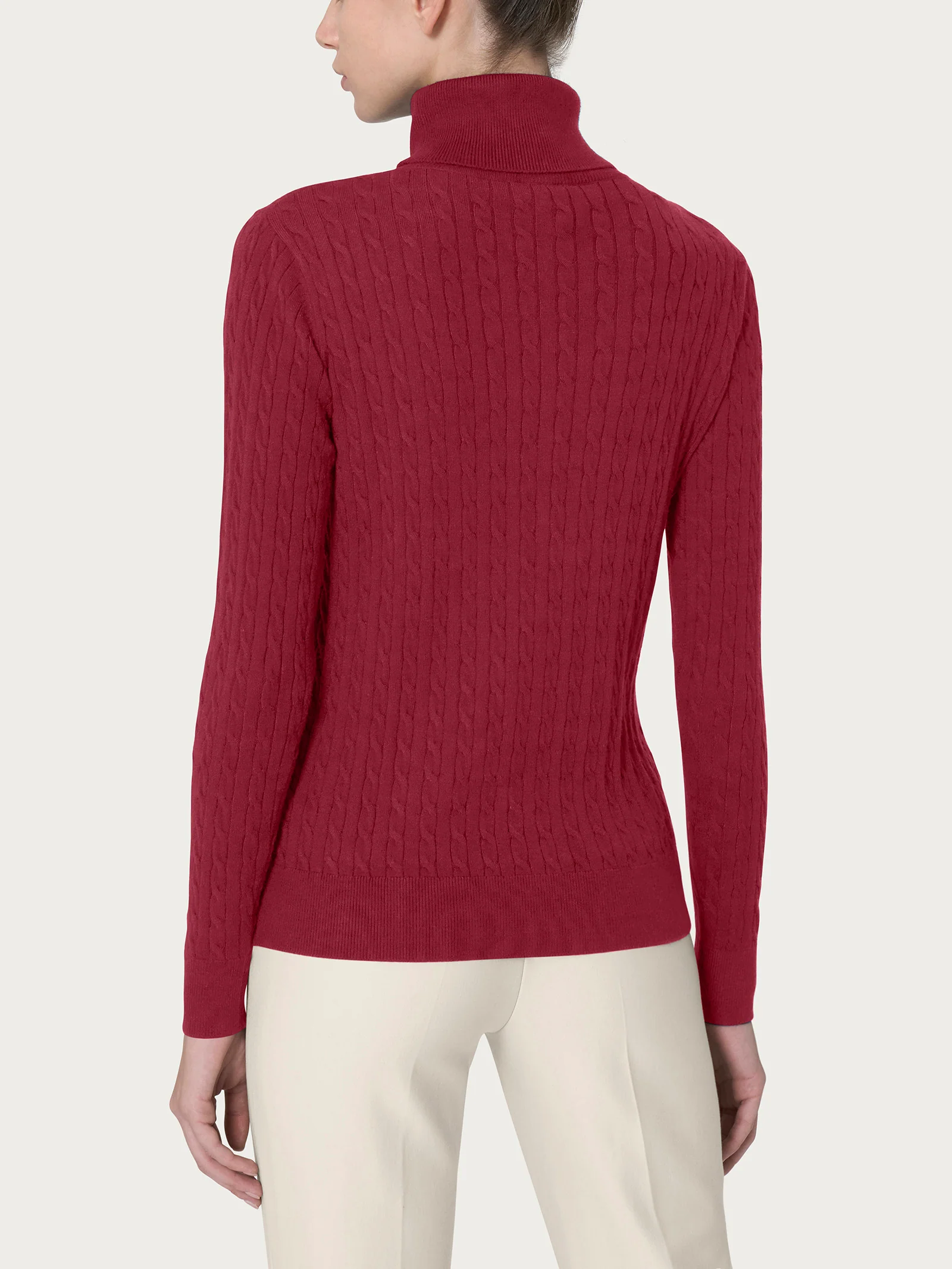 Dolcevita in super soft - Tibetan Red - Image 2