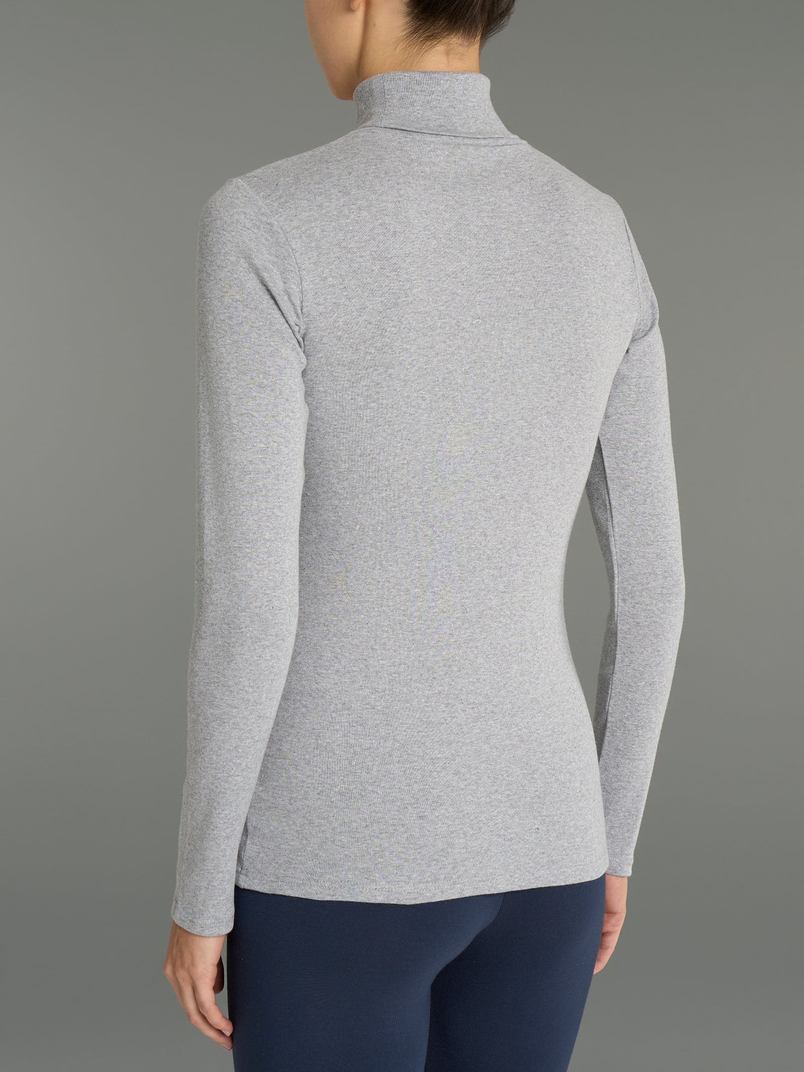 Dolcevita in Thermo Cotton - Argento Mel. - Image 2