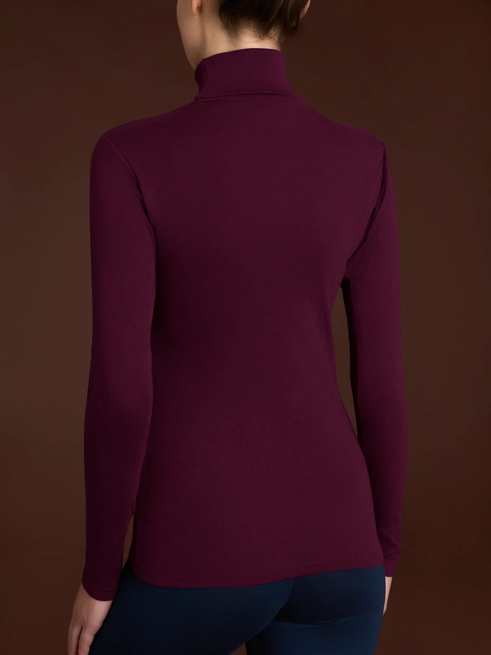 Dolcevita in Thermo Cotton - Fig - Image 2