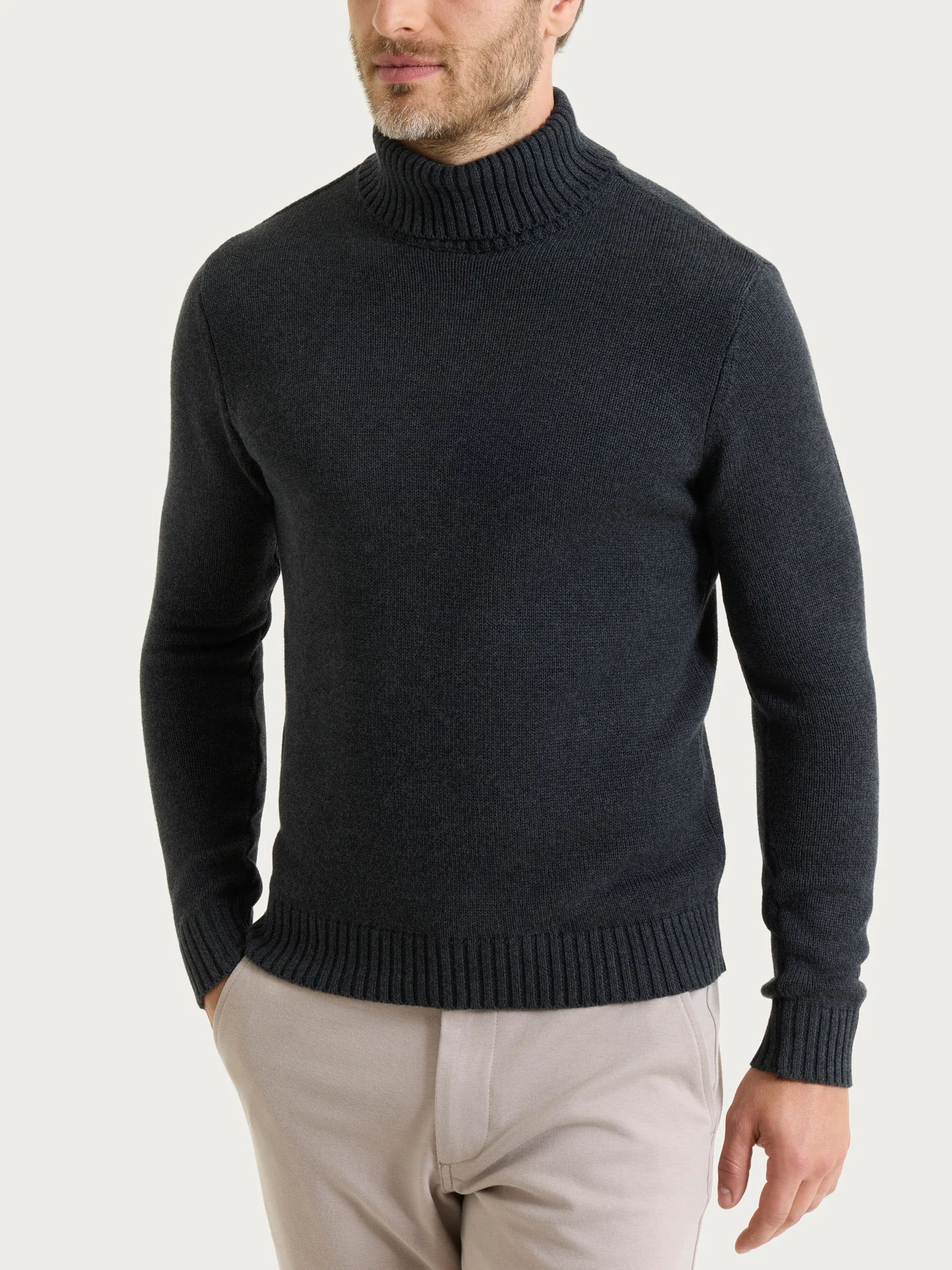 Dolcevita in Winter Cotton - Nero Mel.