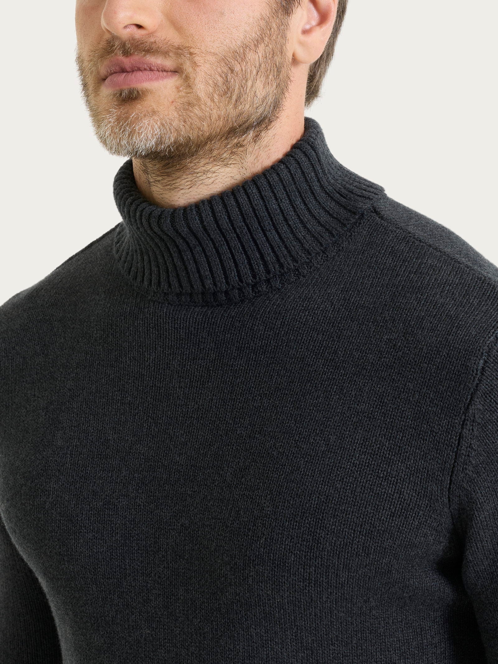 Dolcevita in Winter Cotton - Nero Mel. - Image 3