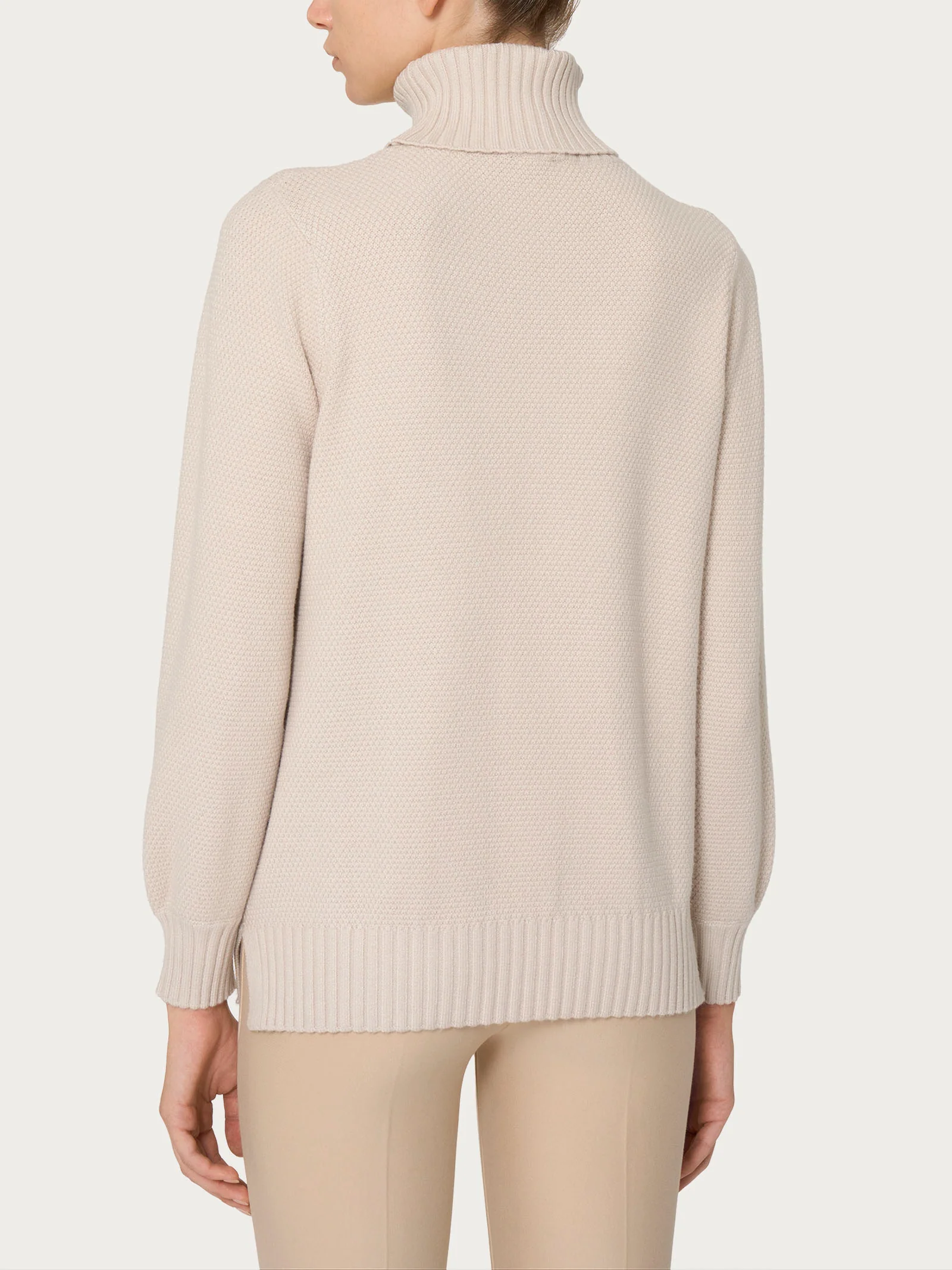Dolcevita Punto Riso in Super Soft - Champignon - Image 2