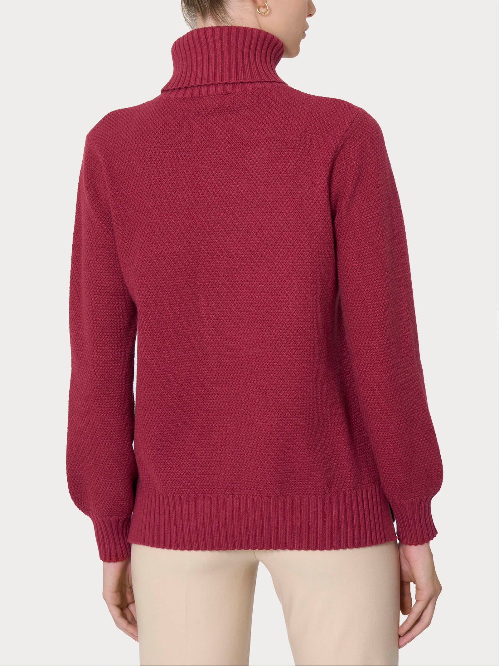 Dolcevita Punto Riso in Super Soft - Tibetan Red - Image 2