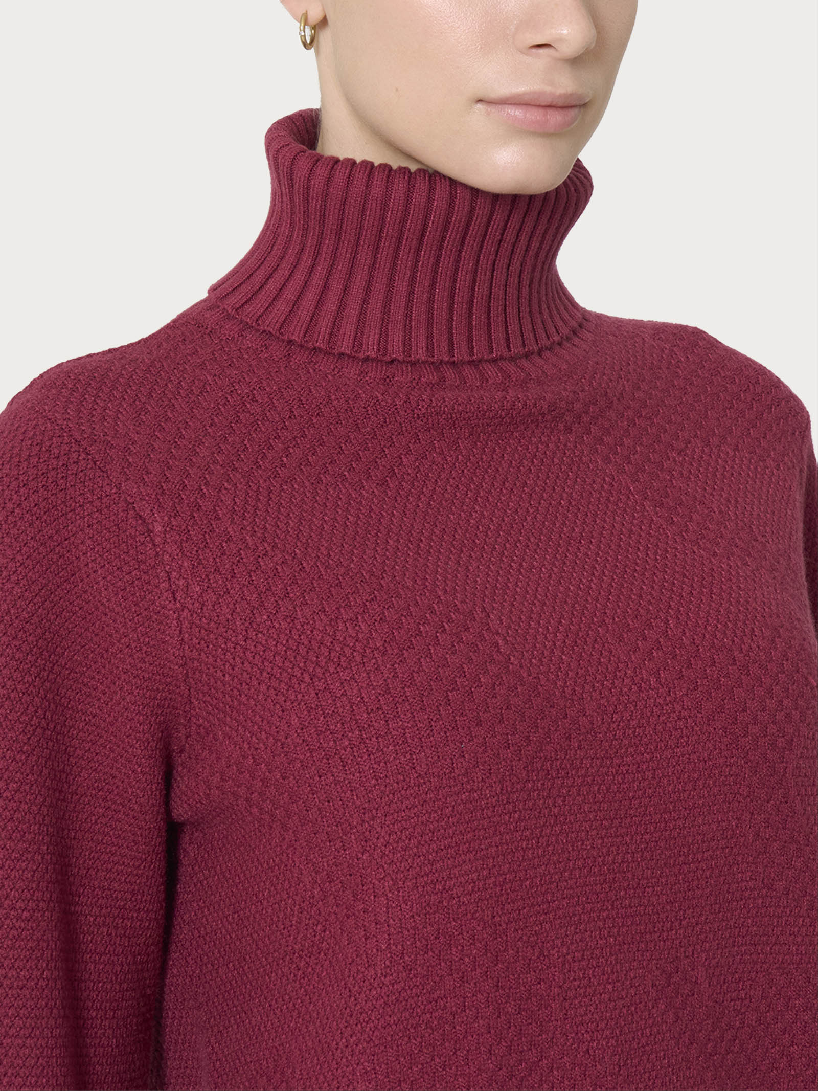 Dolcevita Punto Riso in Super Soft - Tibetan Red - Image 3
