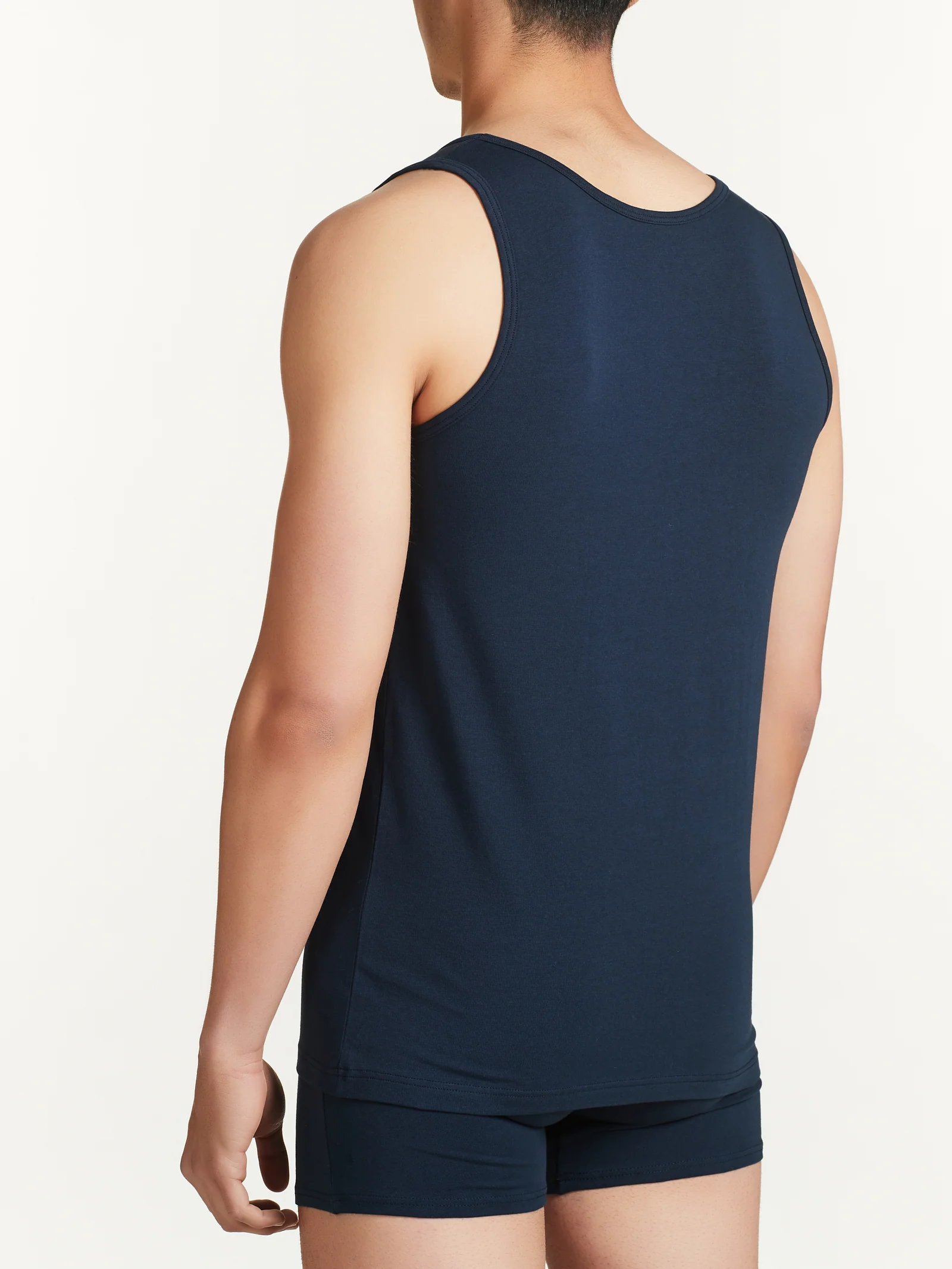 Dynamic - Canottiera in cotone elasticizzato - Bleu Bipack - Image 3