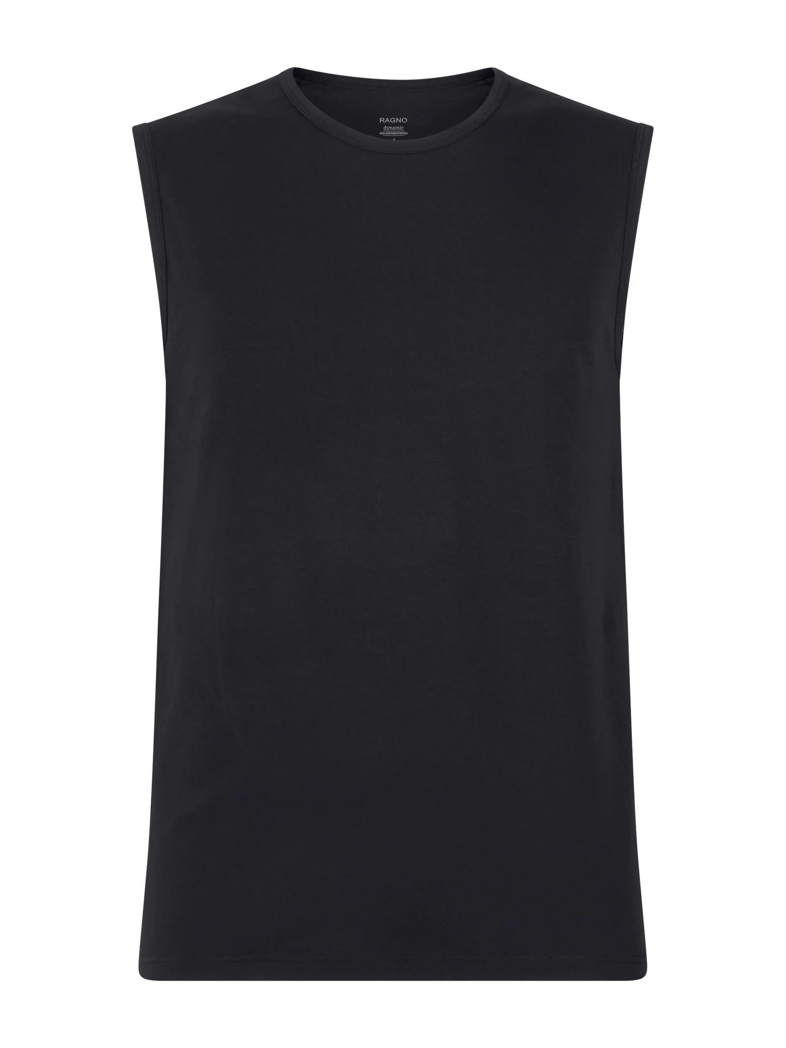 Dynamic - Canottiera in cotone elasticizzato - Nero Bipack