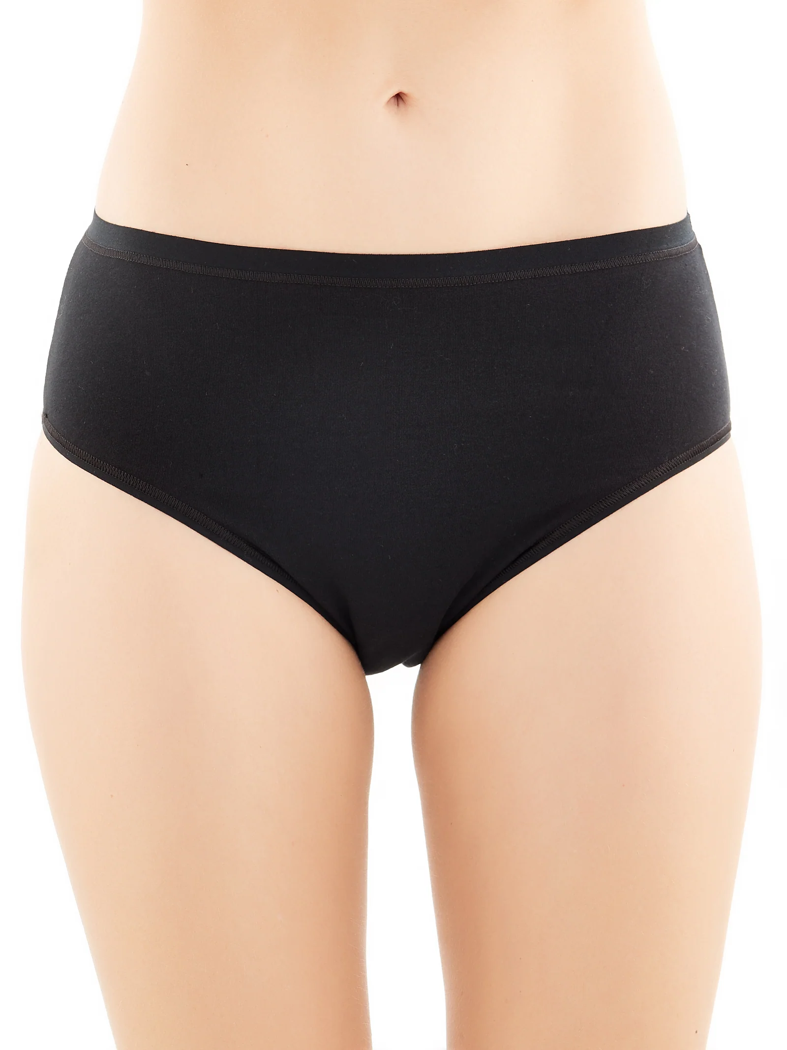 Fly - Slip medio in cotone elasticizzato - Nero Bipack - Image 2