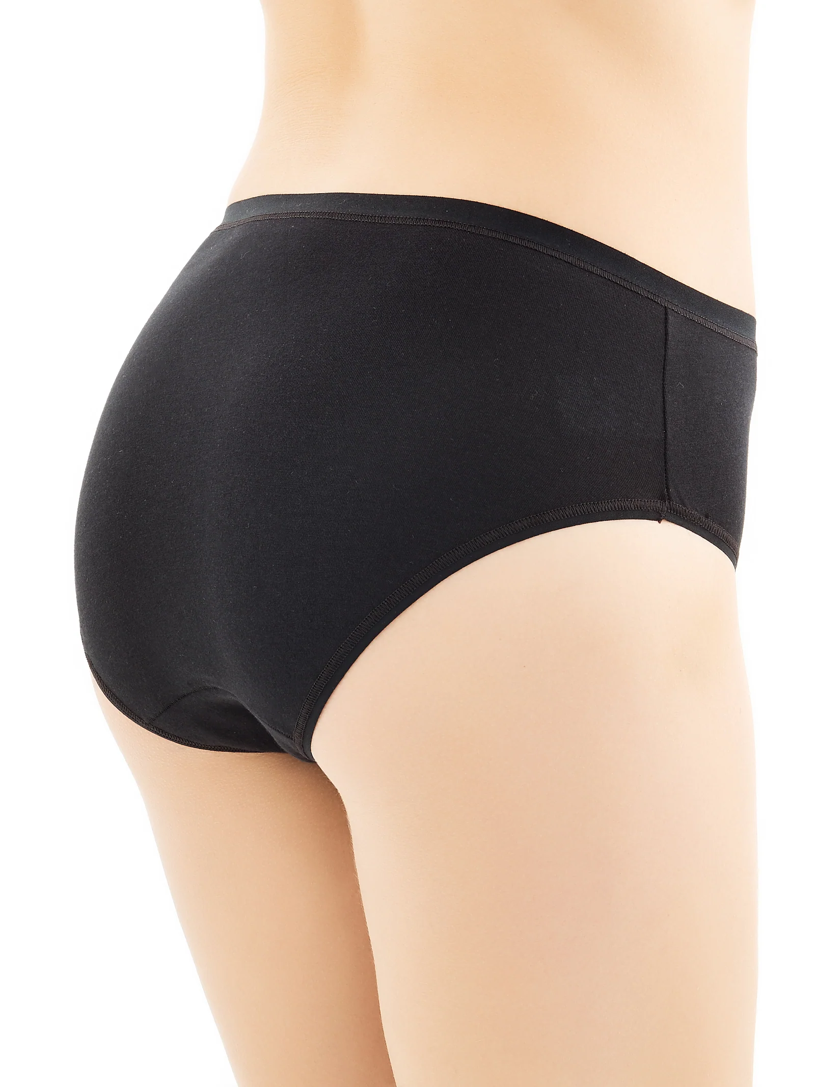 Fly - Slip medio in cotone elasticizzato - Nero Bipack - Image 3
