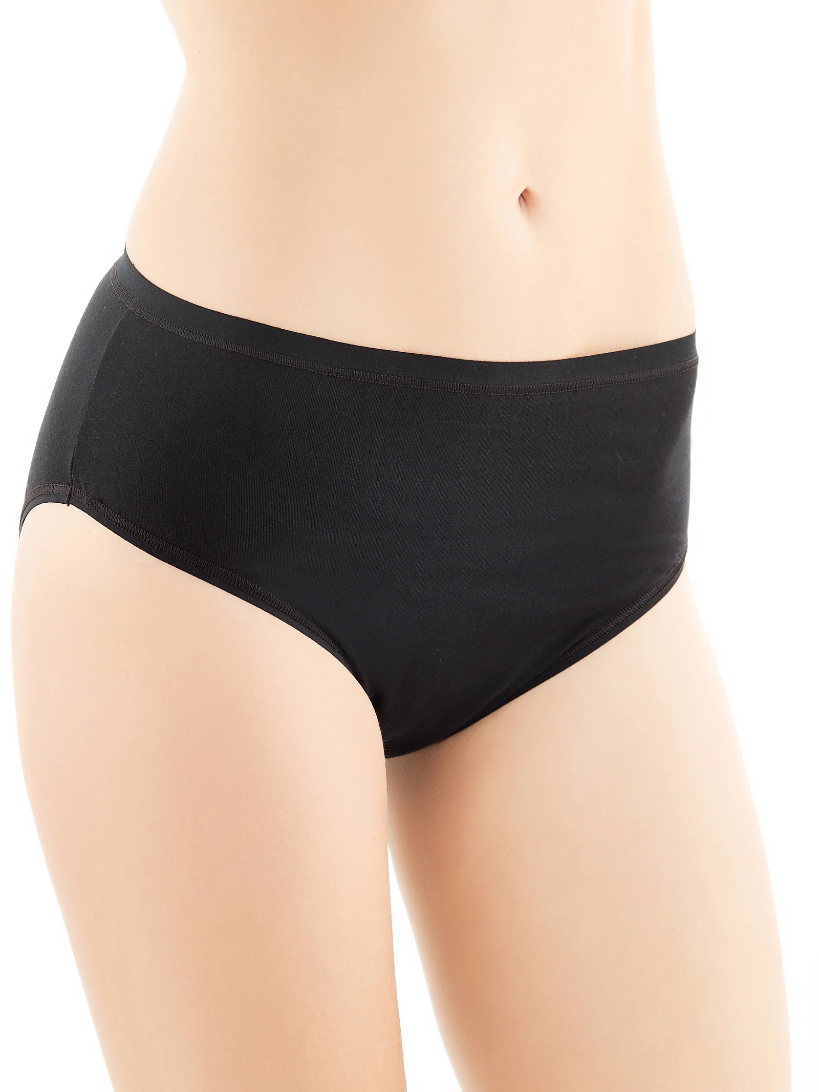 Fly - Slip medio in cotone elasticizzato - Nero Bipack - Image 4