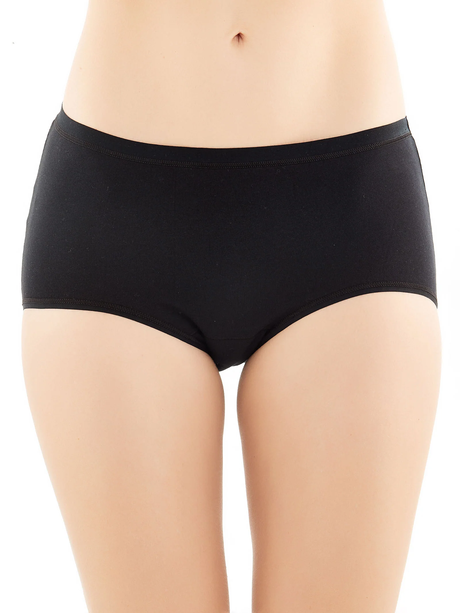 Fly - Slip midi in cotone elasticizzato - Nero Bipack - Image 4