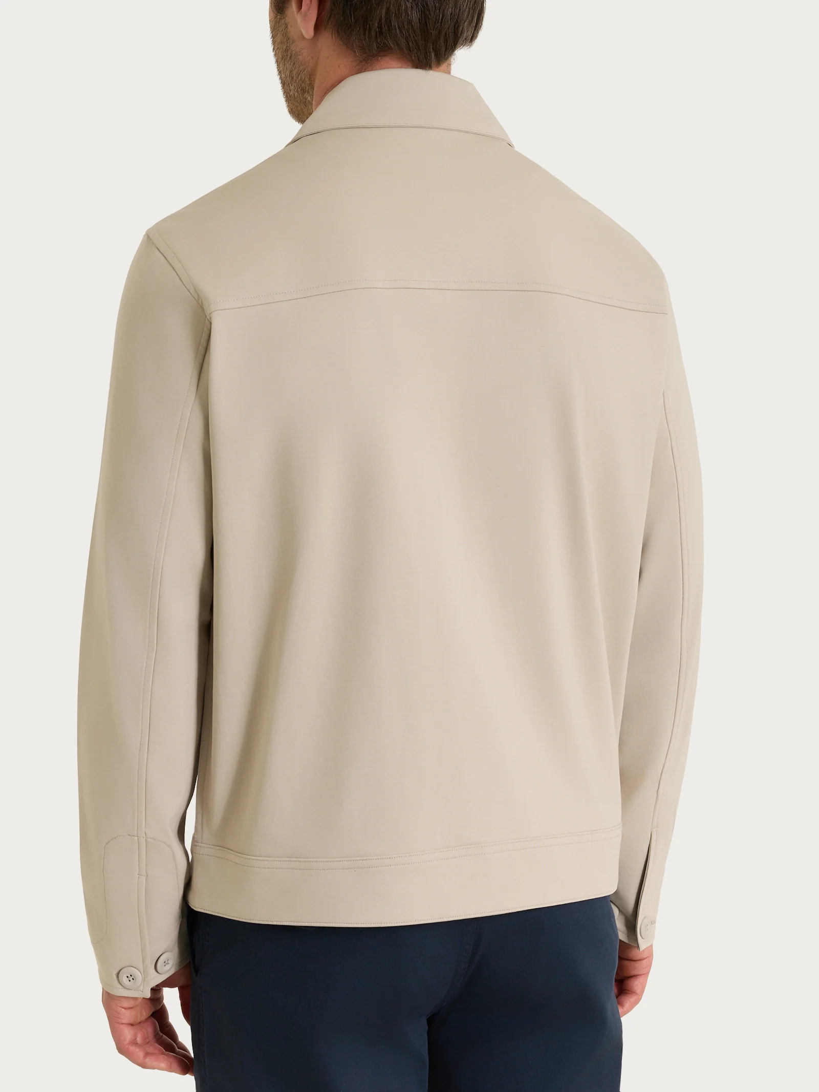 Giacca a manica lunga in Compact Light - Plaza Taupe - Image 2