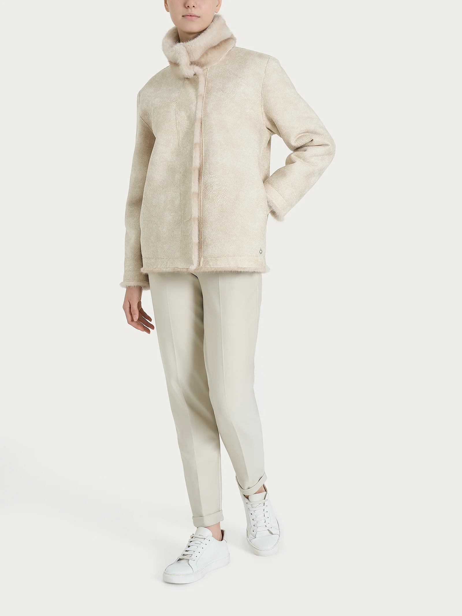 Giacca double-face in Vegan Fur - Fant.Champignon - Image 9