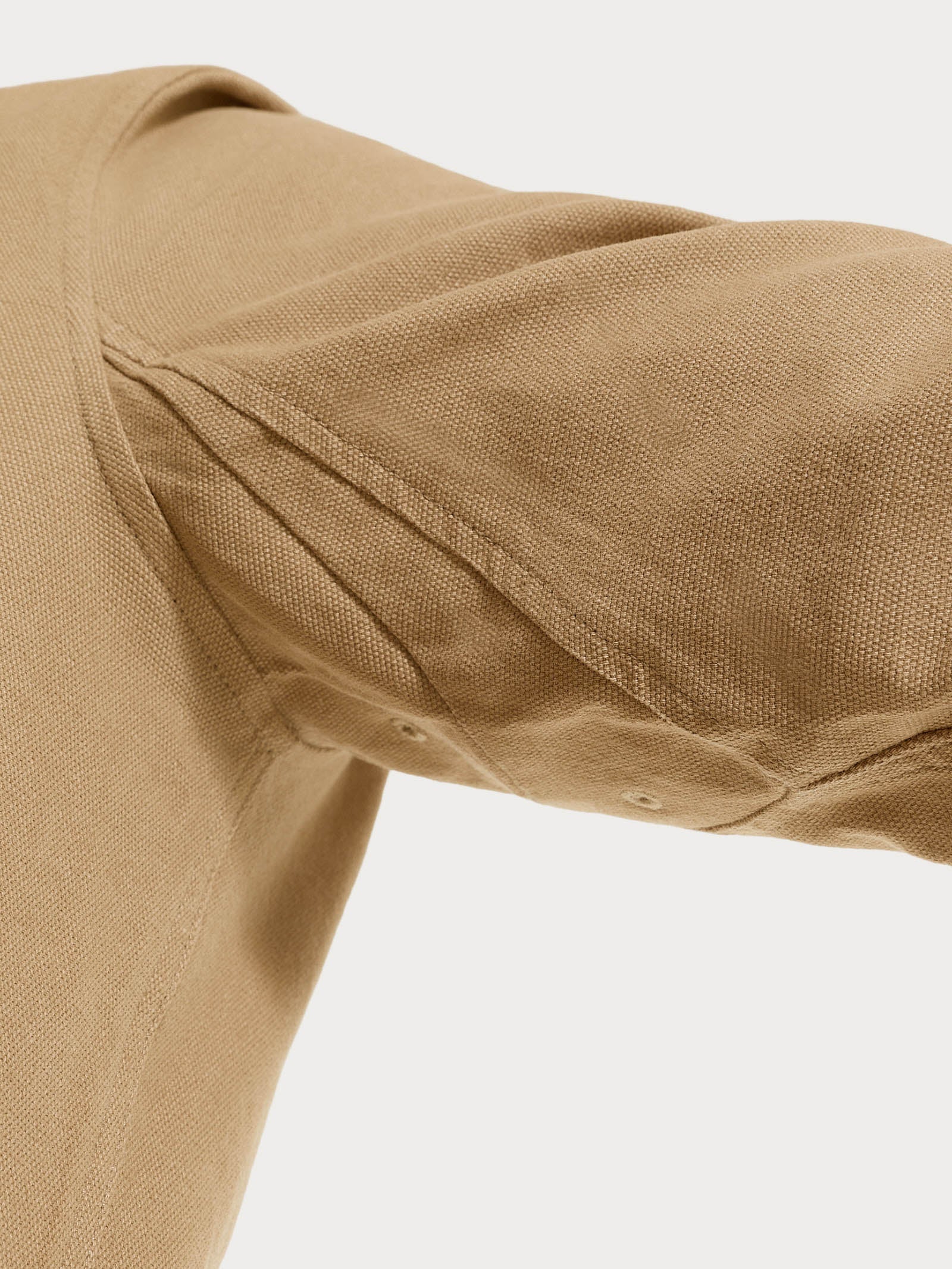 Giacca utility corta in Canvas Stretch - Tiger's Eye - Image 6