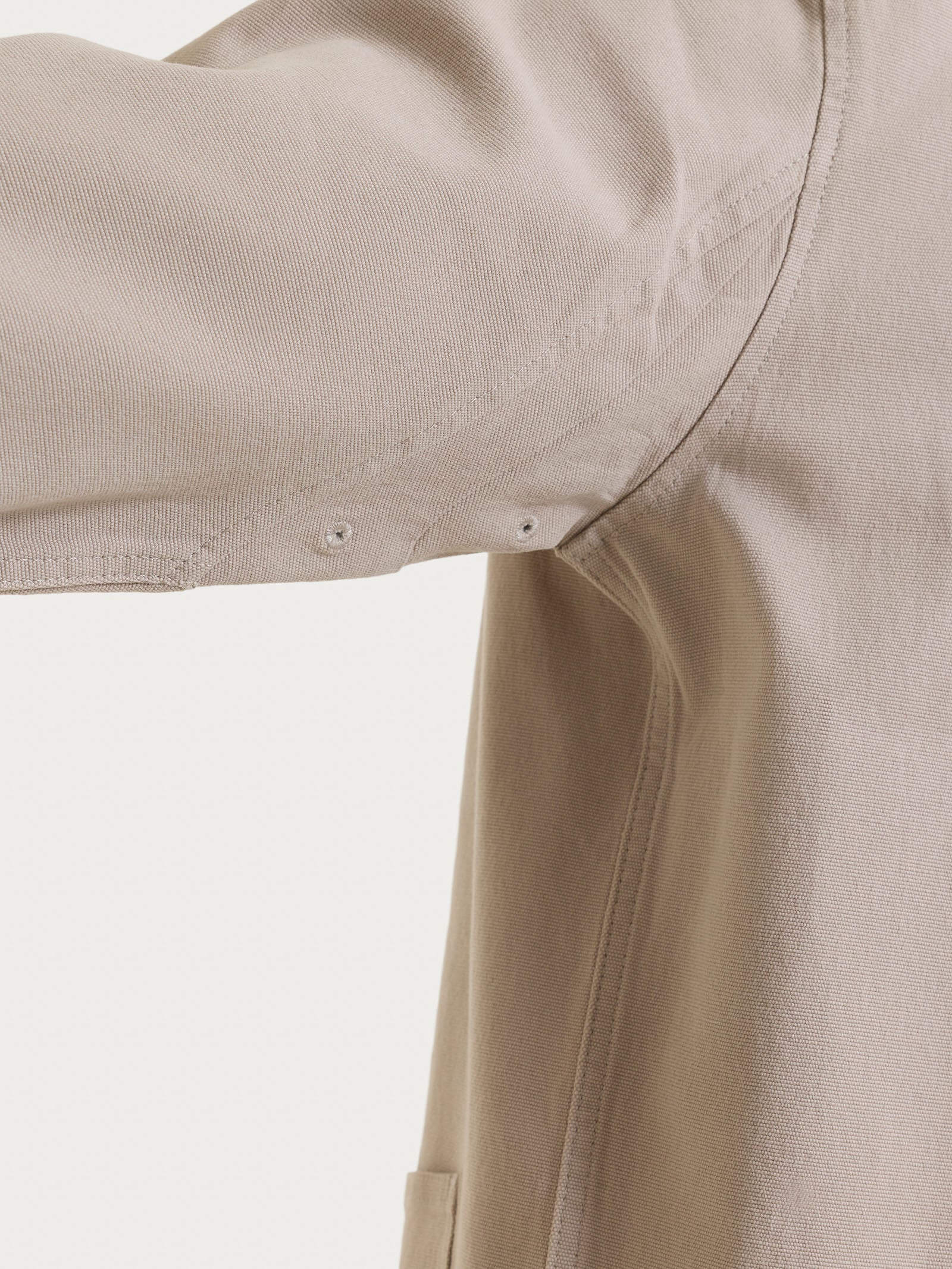 Giacca utility corta in Canvas Stretch - String - Image 9