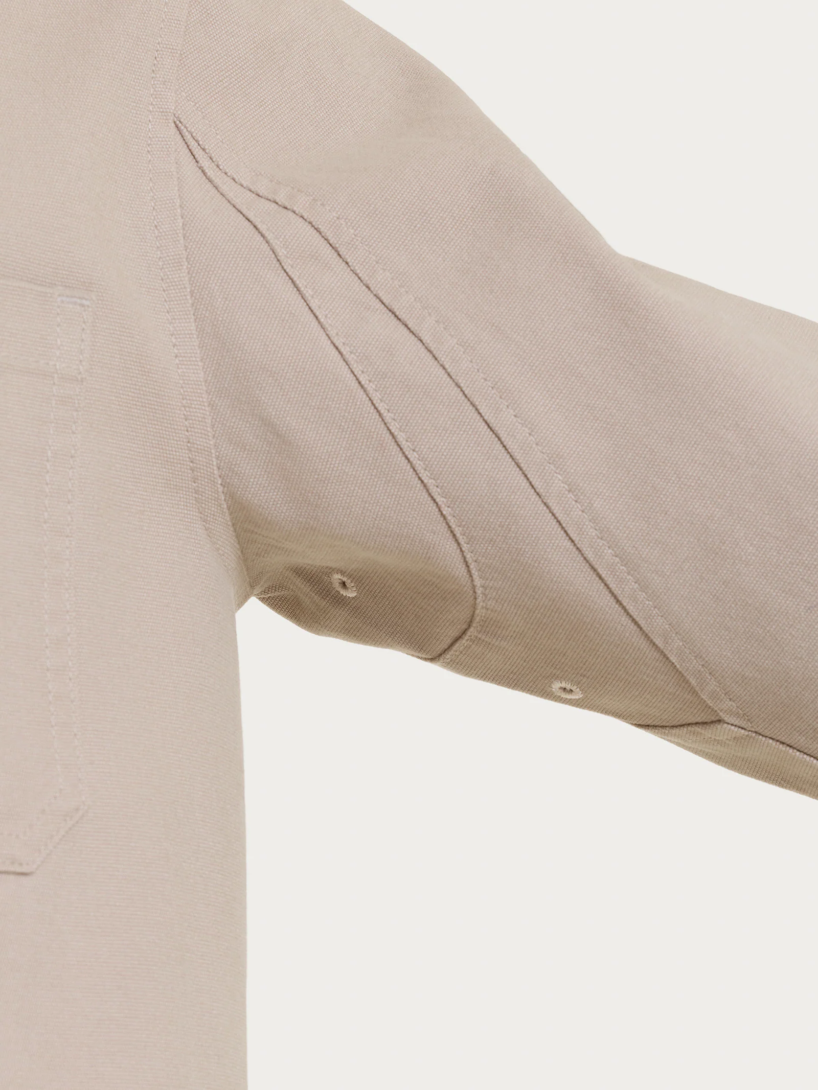 Giacca utility in Canvas Stretch - String - Image 6