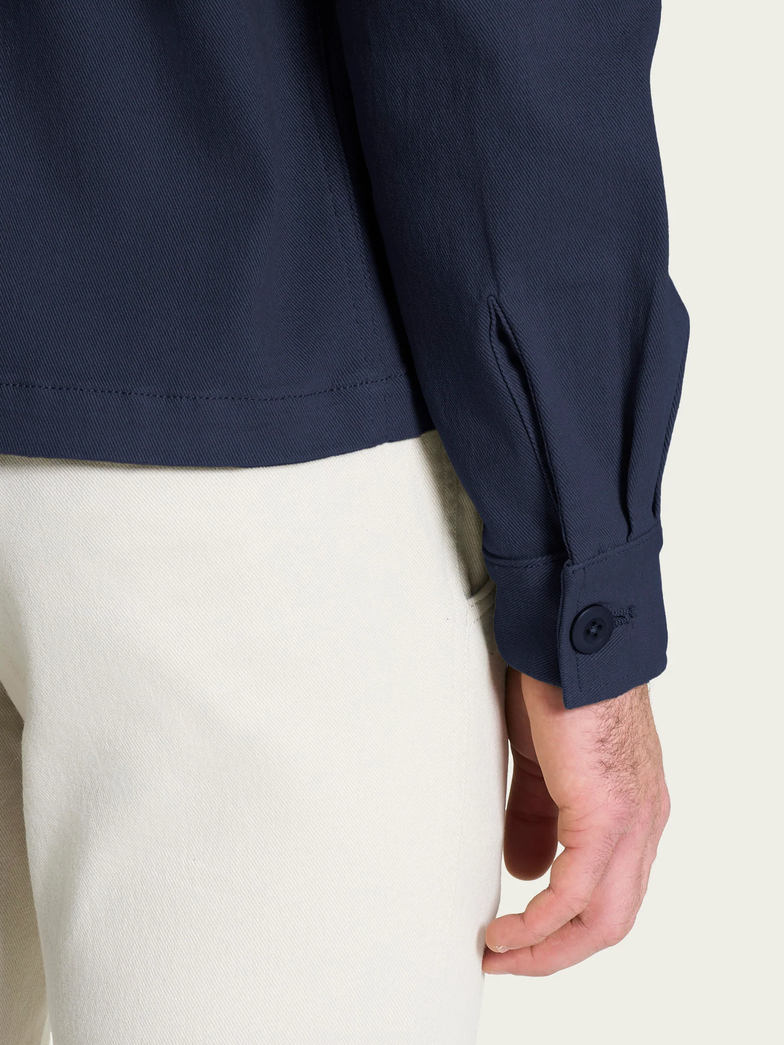 Giacca Utility in Raw twill di Cotone - Profondo - Image 3