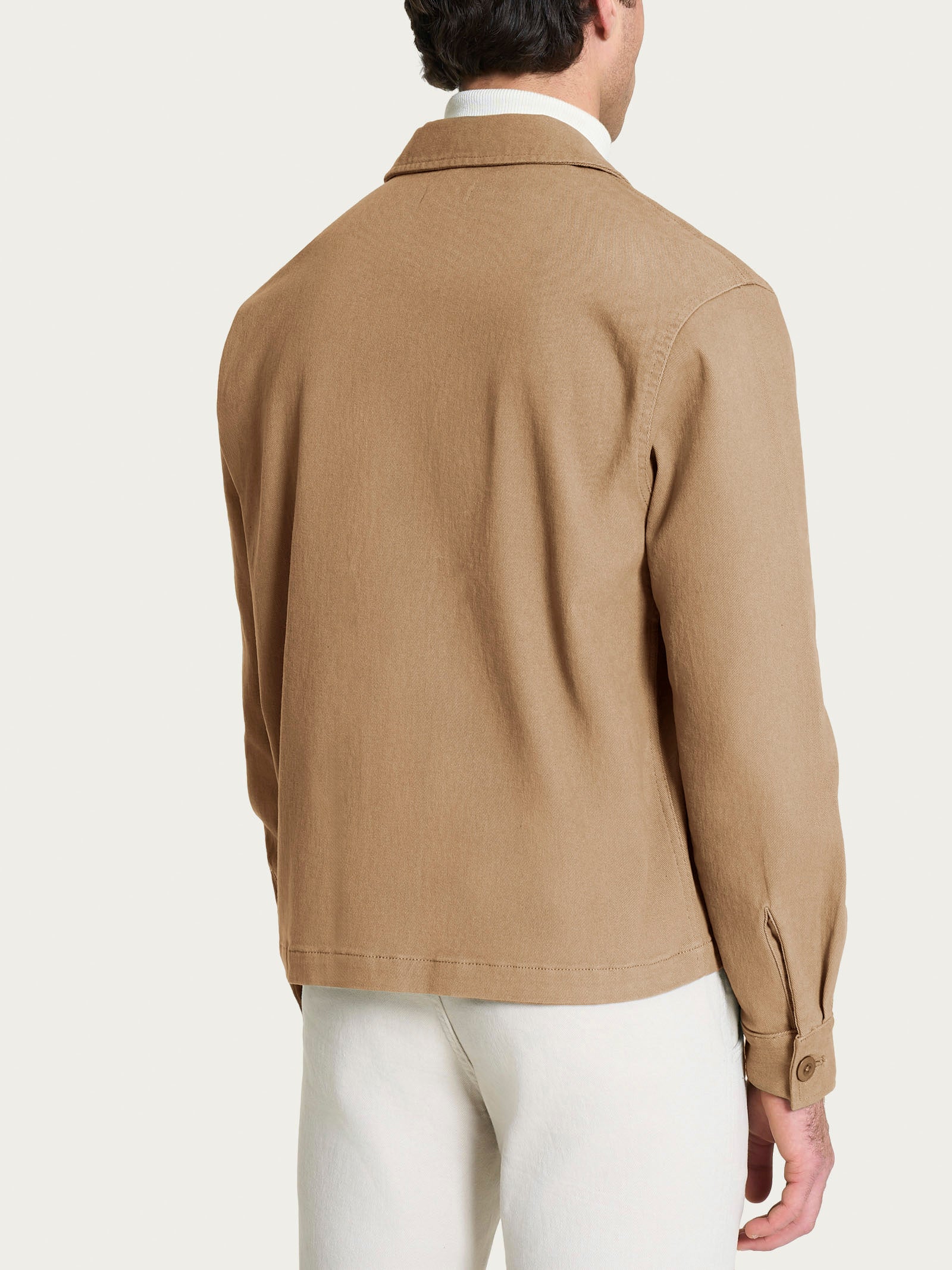 Giacca Utility in Raw twill di Cotone - Tiger's Eye - Image 2