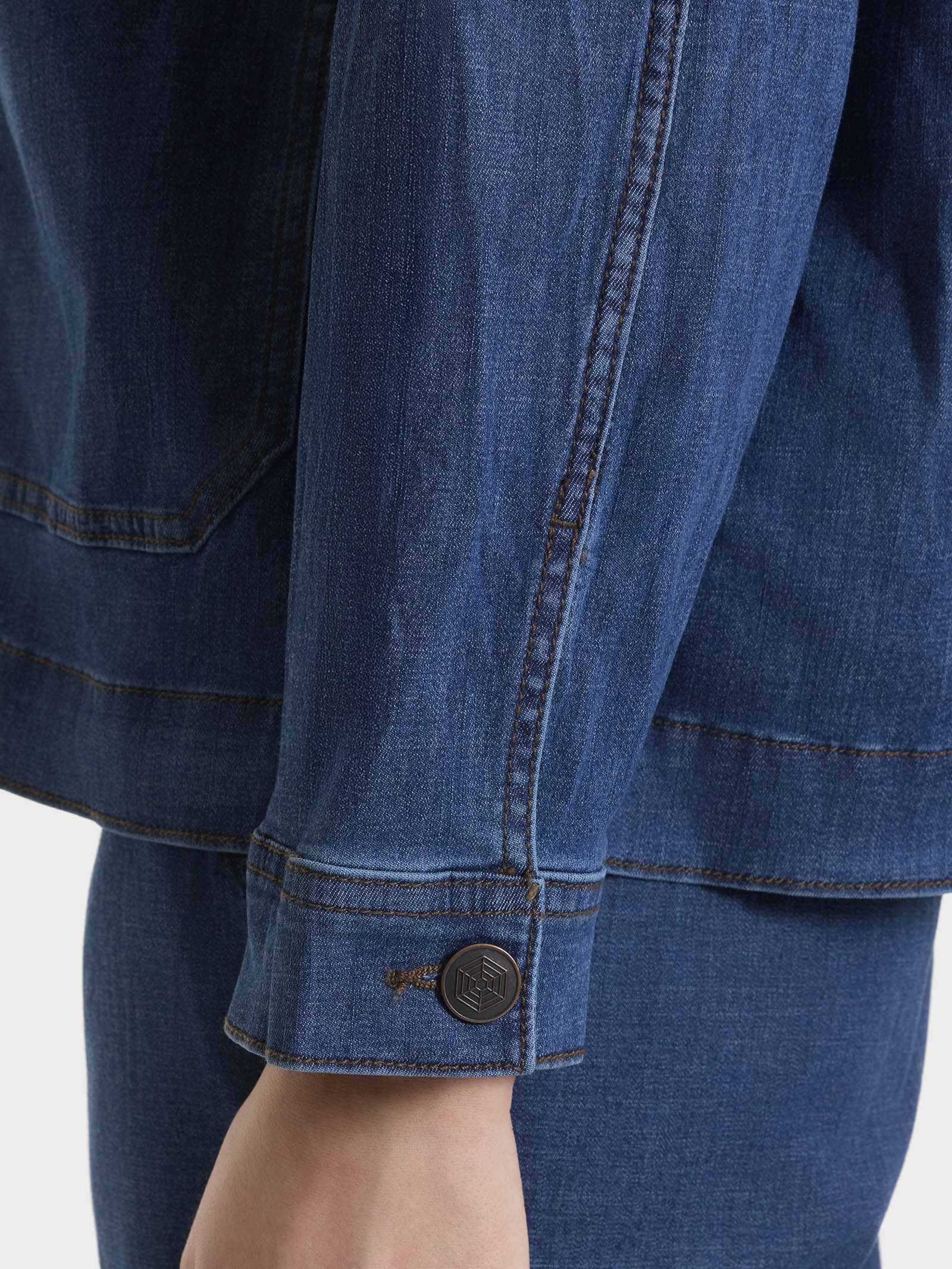 Giubbotto in Light Denim - Delave' - Image 4
