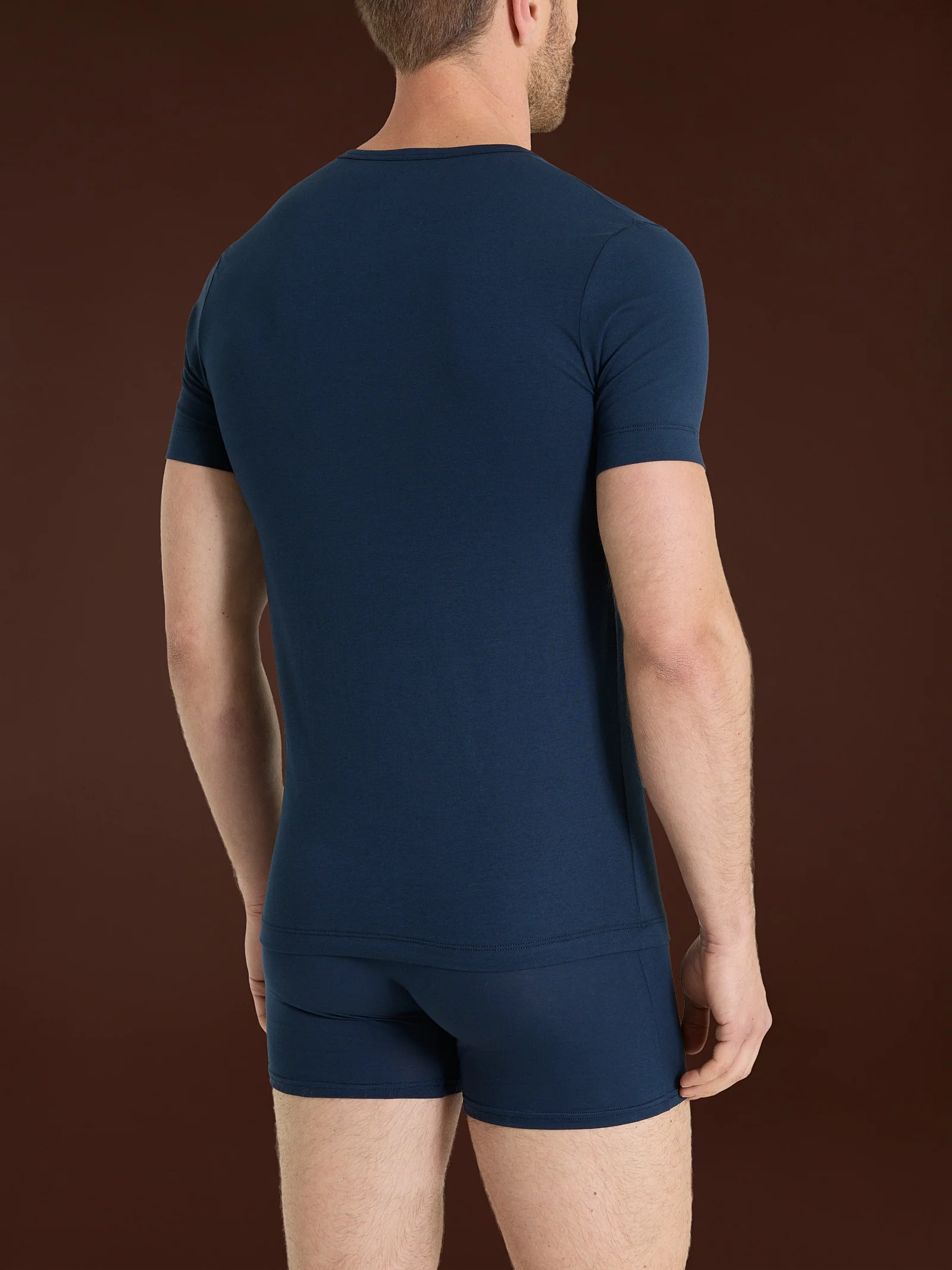 Hi-Tech - Maglietta in jersey di cotone elasticizzato - Bleu - Image 3
