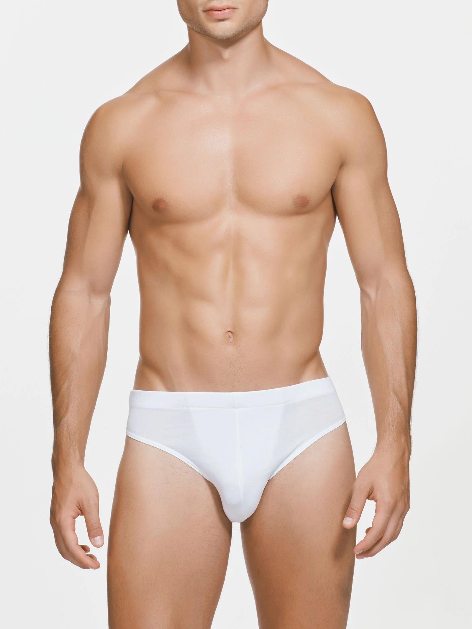 Hi-Tech - Slip in jersey di cotone elasticizzato - Bianco - Image 2
