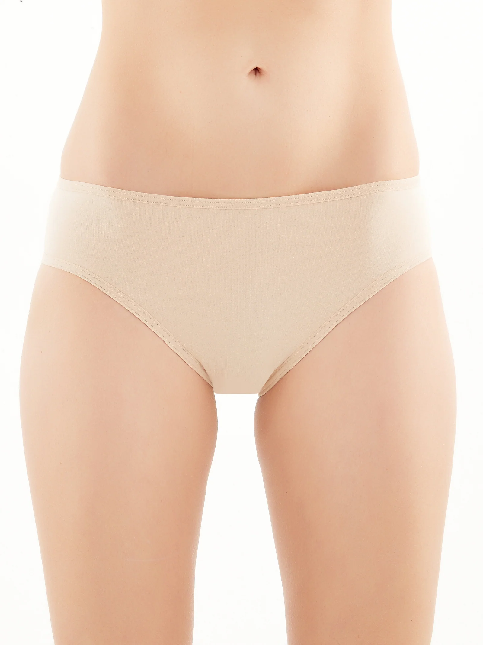 Invisible - Slip in microfibra di cotone elasticizzato - Nudo Bipack - Image 2