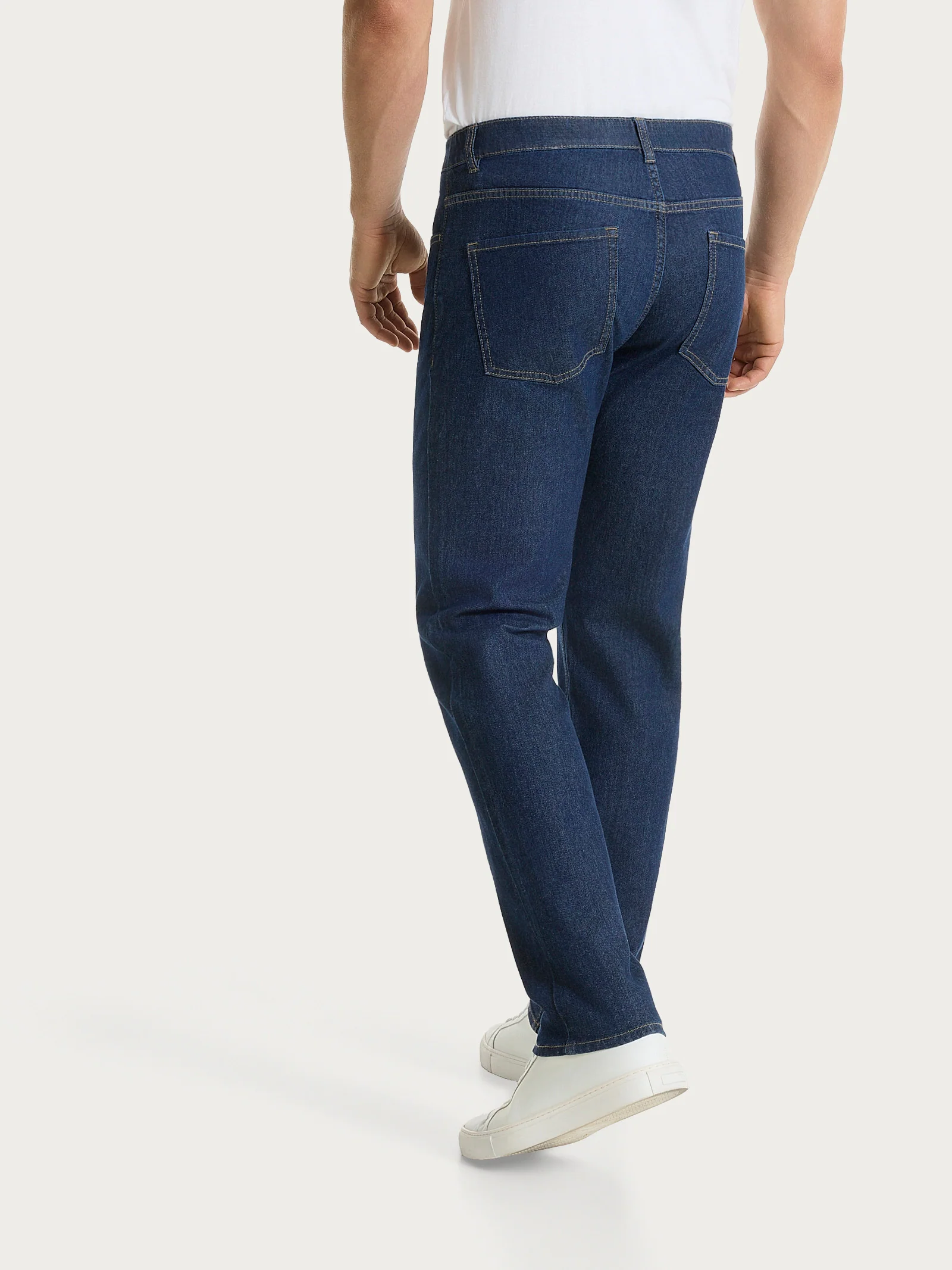 Jeans 5 Tasche in Light Denim - Indigo - Image 3