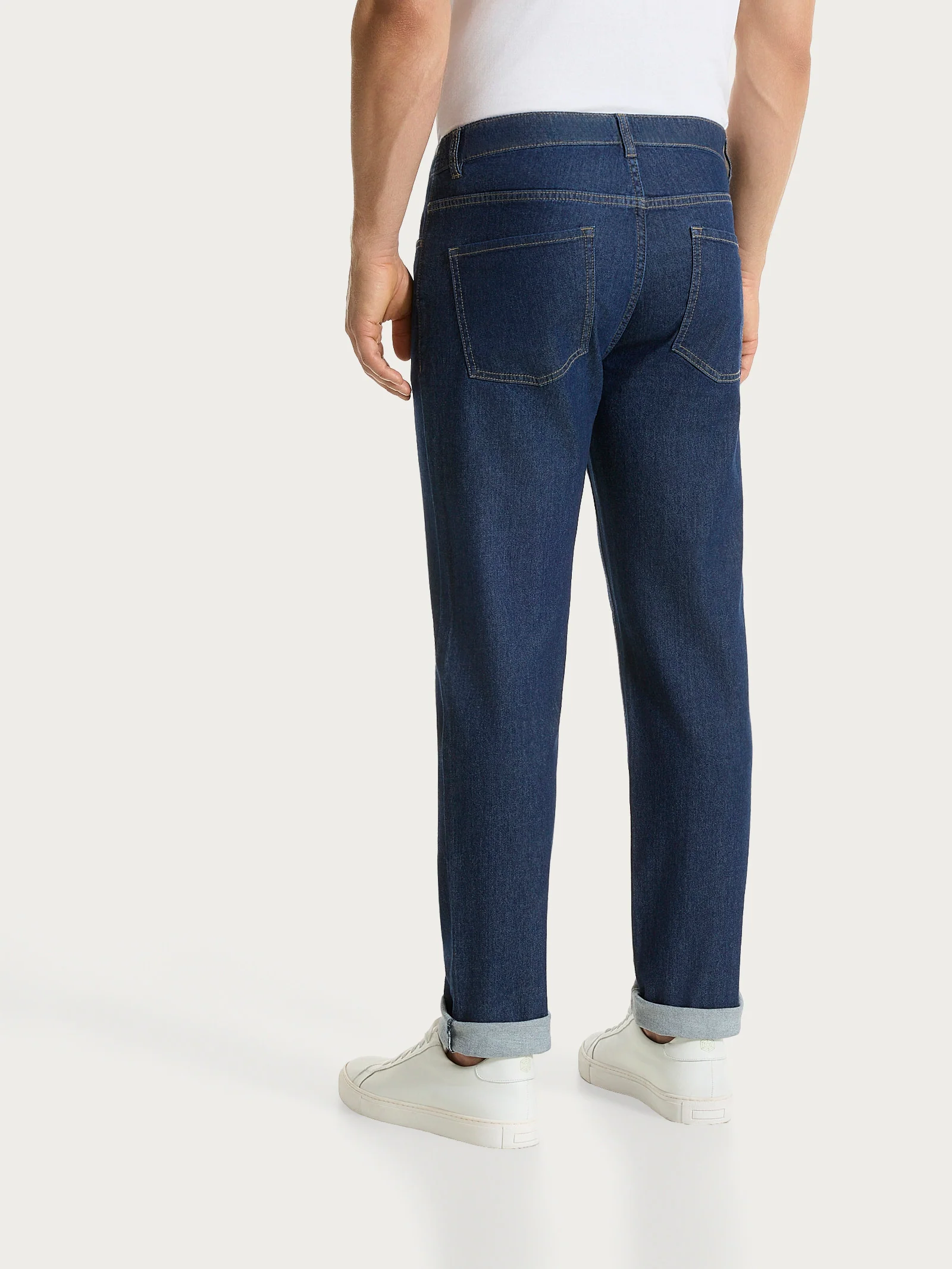 Jeans 5 Tasche in Light Denim - Indigo - Image 4