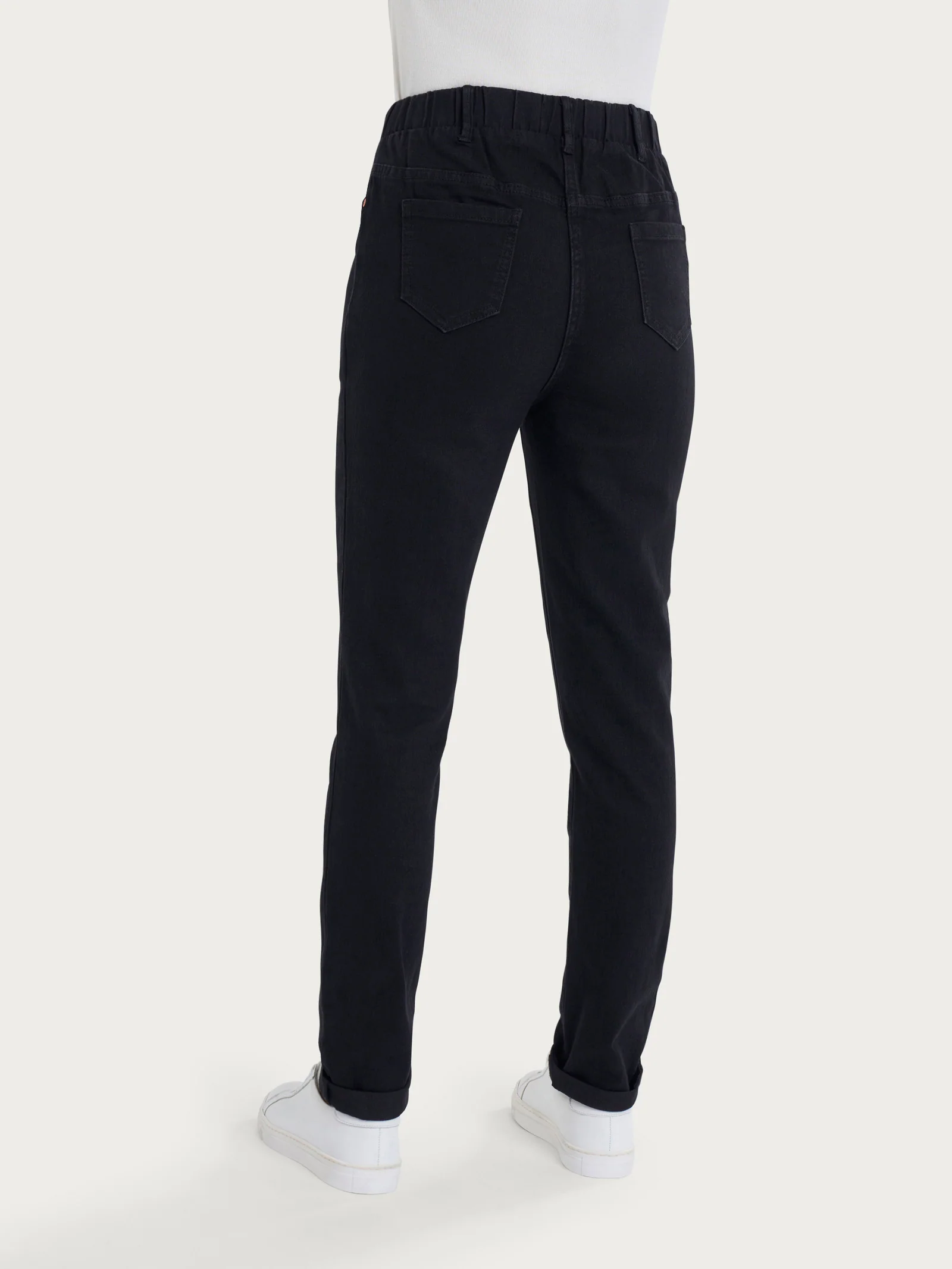 Jeans a 5 tasche in 4 Seasons Denim  - Nero - Image 2
