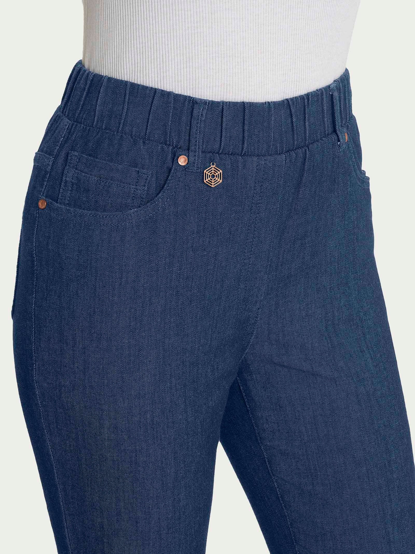 Jeans a gamba dritta con tasche in Light Denim - Jeans - Image 3