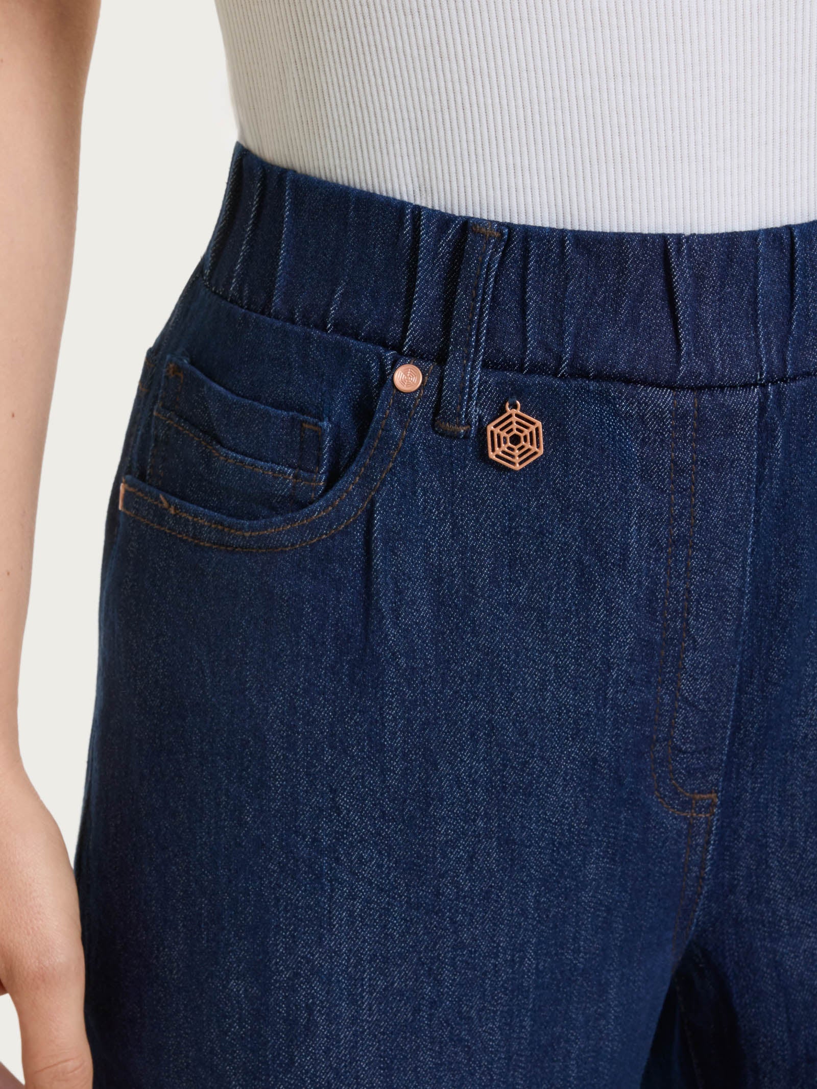 Jeans a gamba dritta in 4 Seasons Denim  - Persia - Image 3