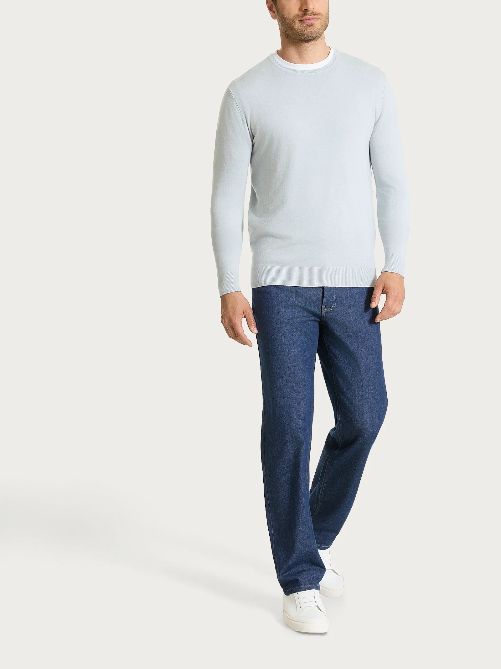 Jeans Bootleg in Light Denim - Indigo - Image 7
