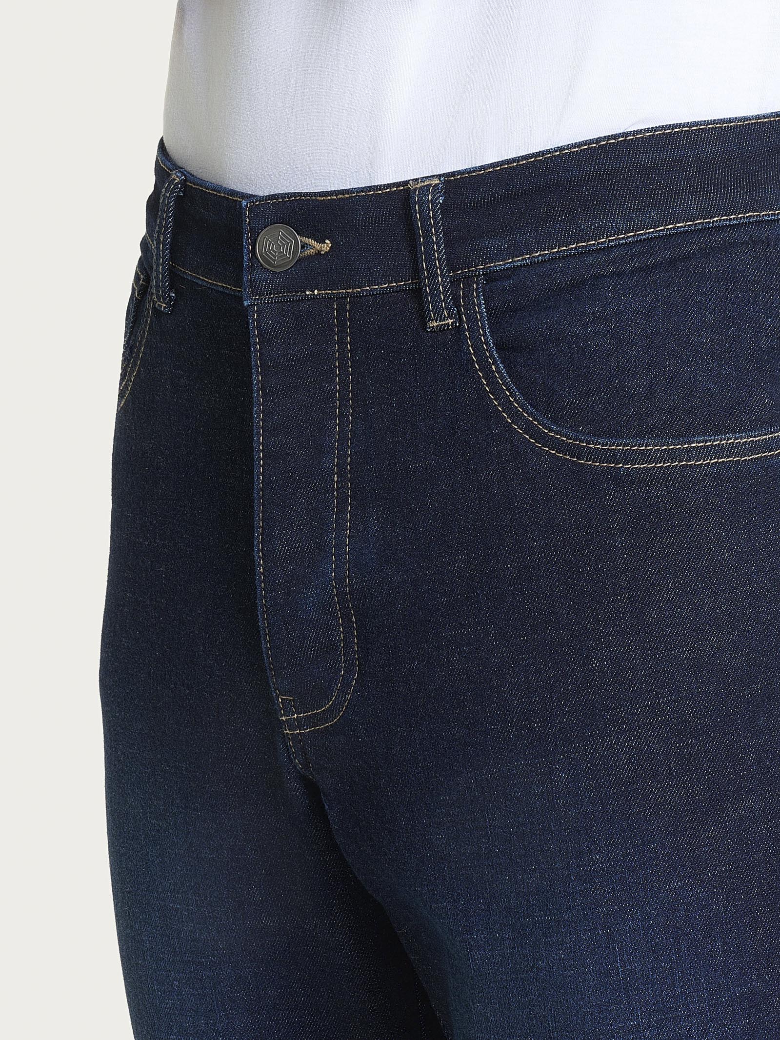 Jeans Bootleg in Super Denim - Indigo - Image 3