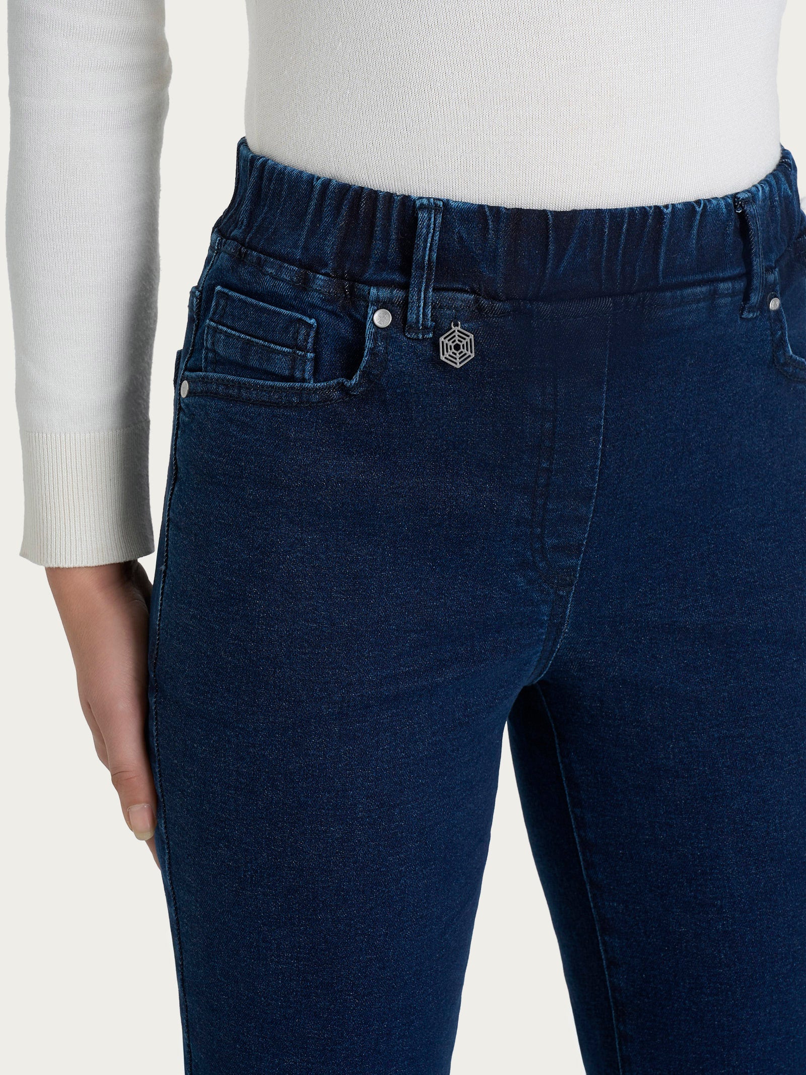 Jeans flare con tasche in Super Denim - Persia - Image 3
