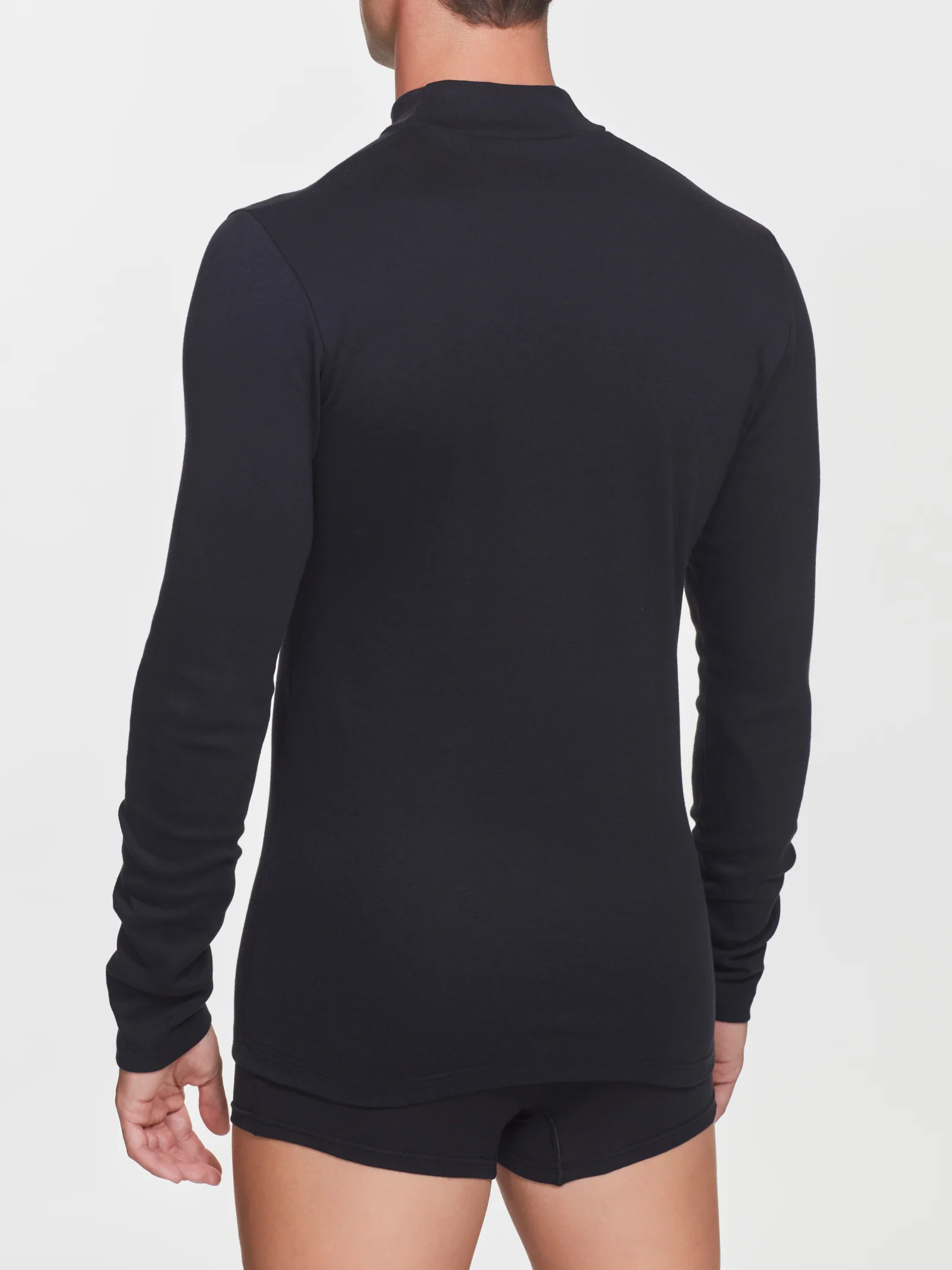 Lupetto in caldo cotone  - Nero - Image 3