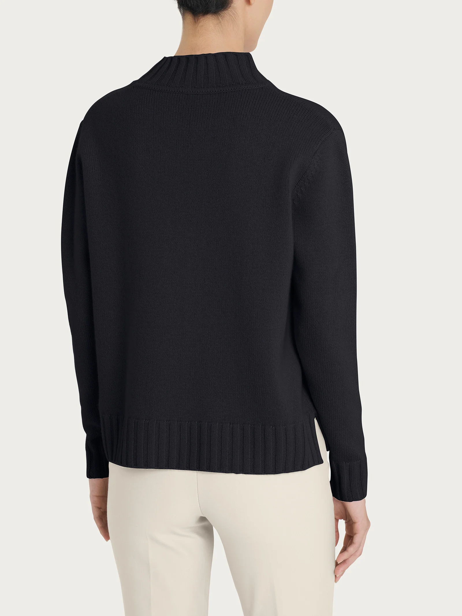 Lupetto in cashmerino  - Nero - Image 2
