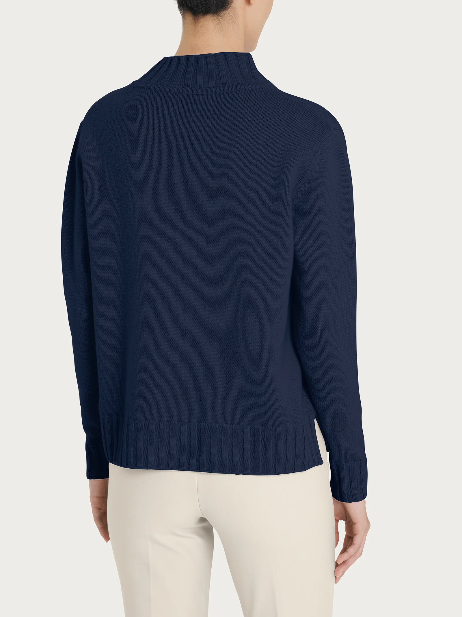 Lupetto in cashmerino  - Outer Space - Image 2