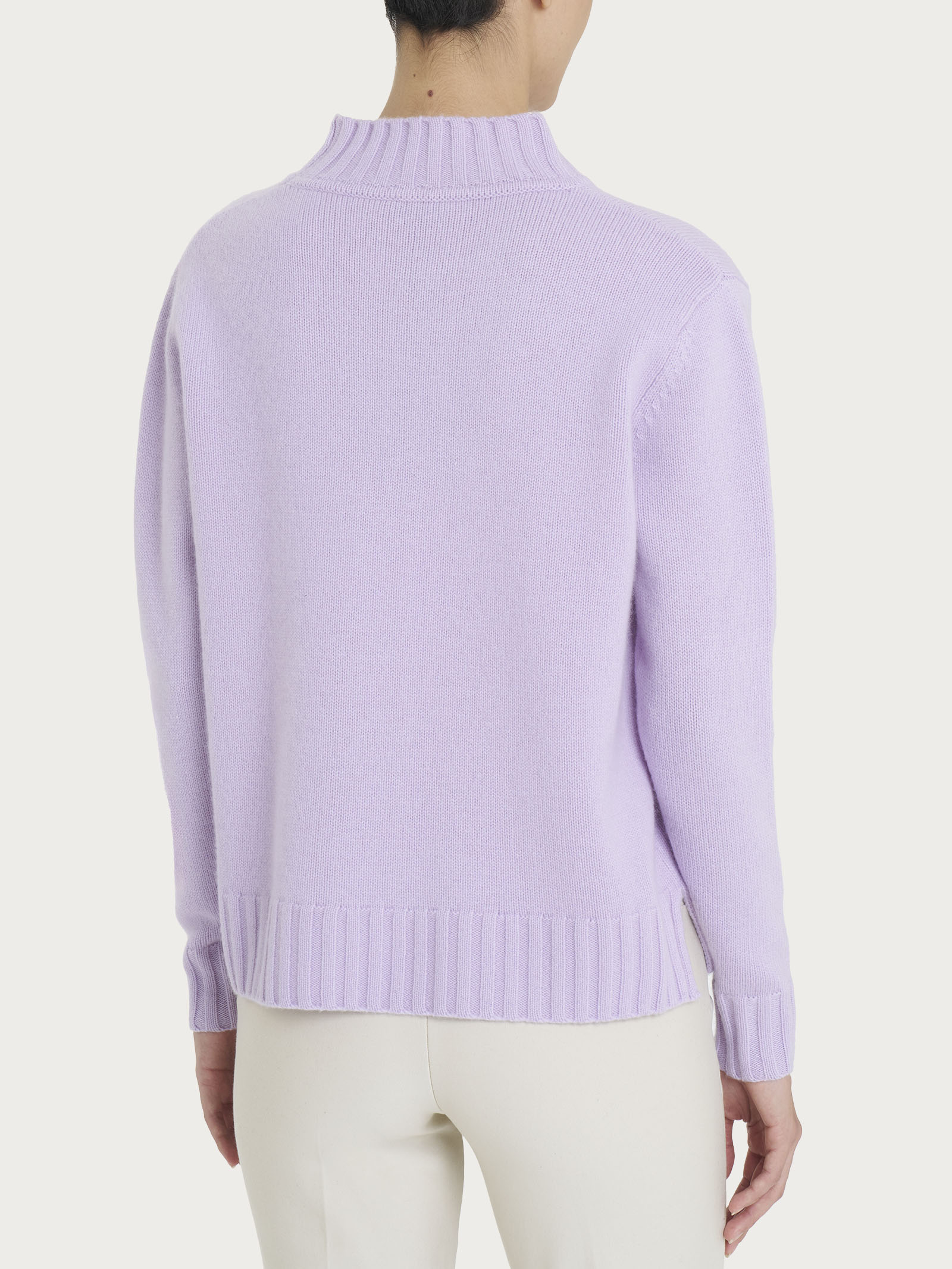 Lupetto in cashmerino  - Orchid Petal - Image 2