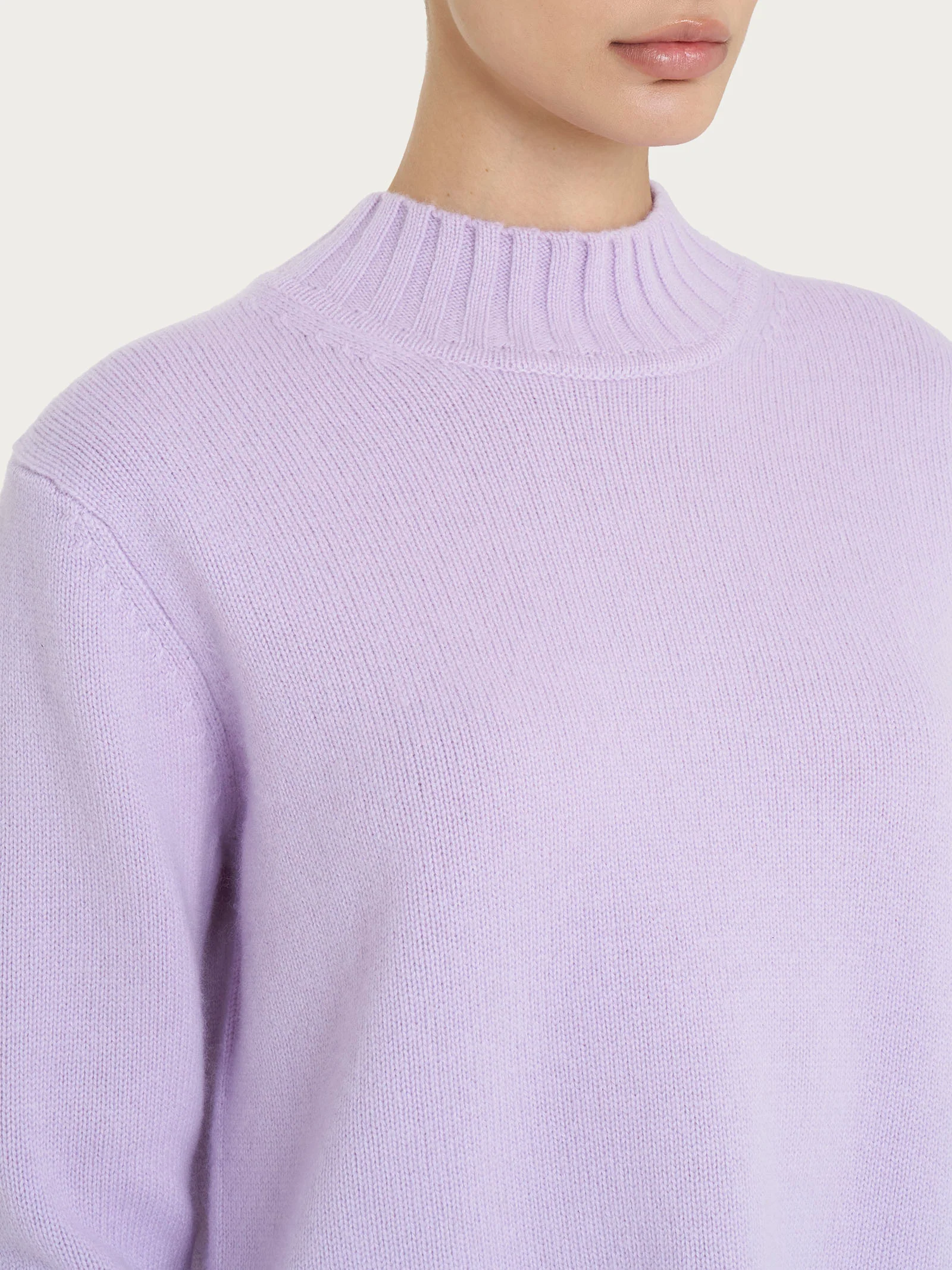 Lupetto in cashmerino  - Orchid Petal - Image 3