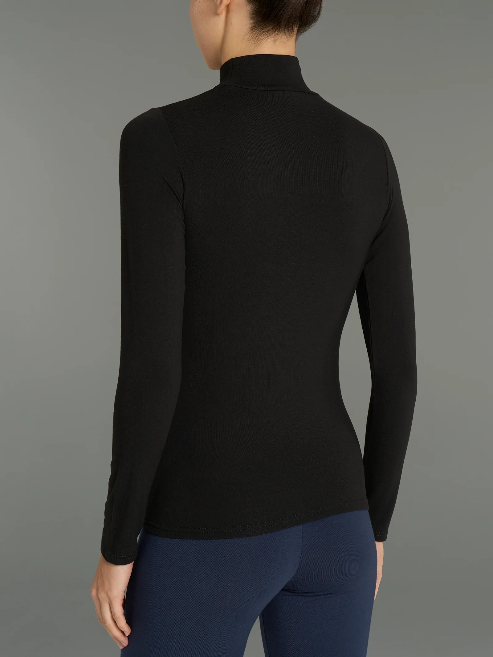 Lupetto in eco viscosa - Nero - Image 2