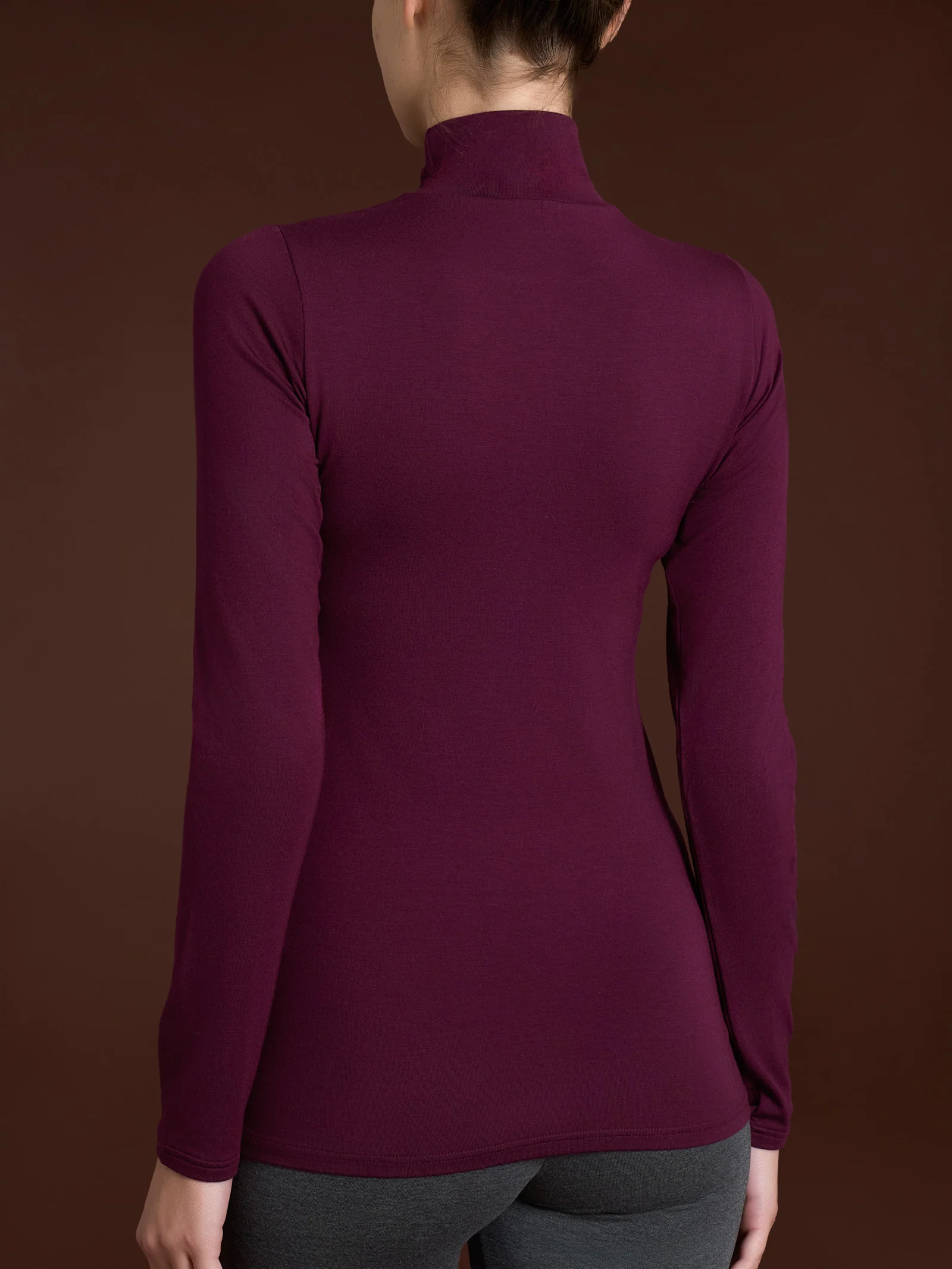 Lupetto in eco viscosa - Fig - Image 2