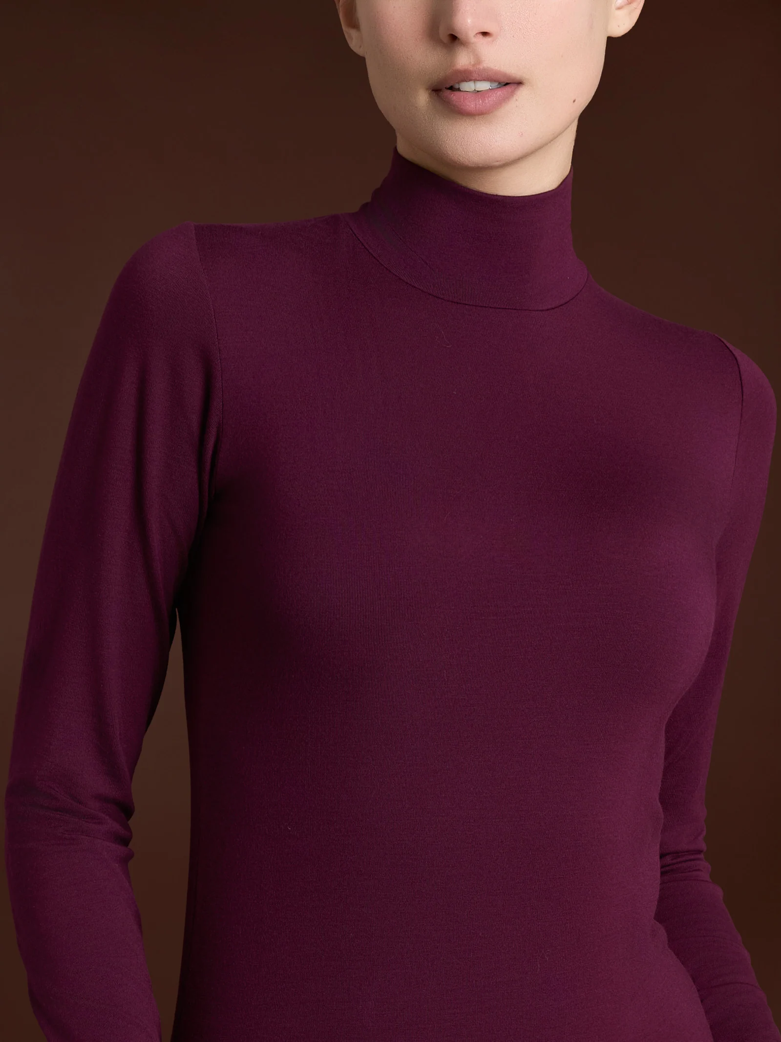 Lupetto in eco viscosa - Fig - Image 3