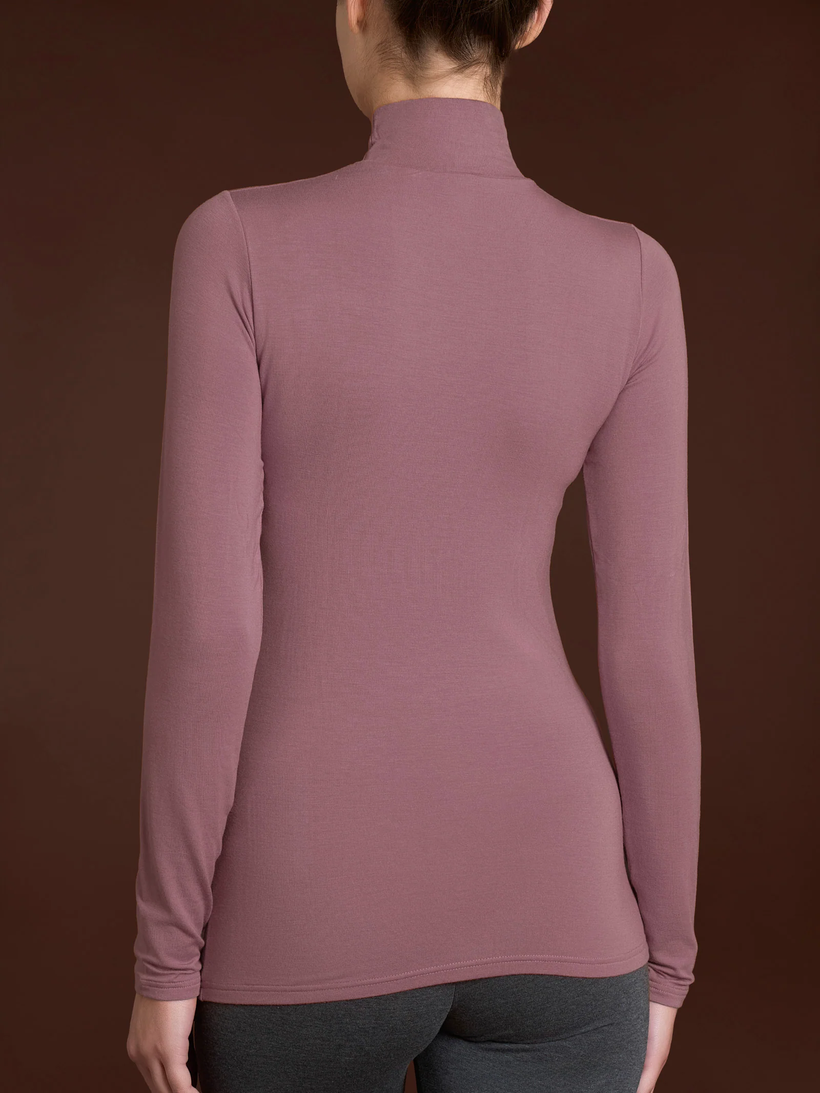 Lupetto in eco viscosa - Lilas - Image 2