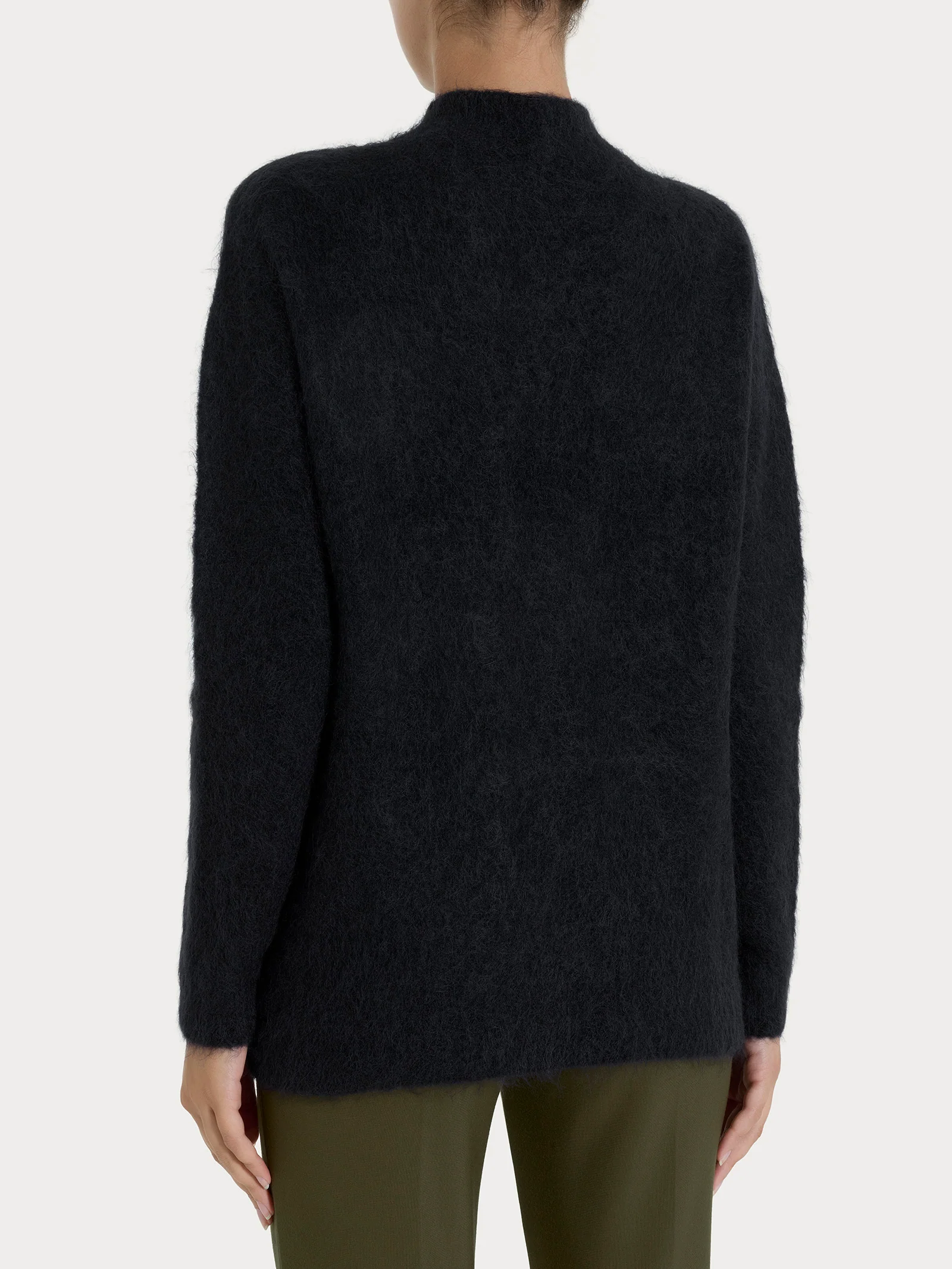 Lupetto in Misto Alpaca - Nero - Image 2