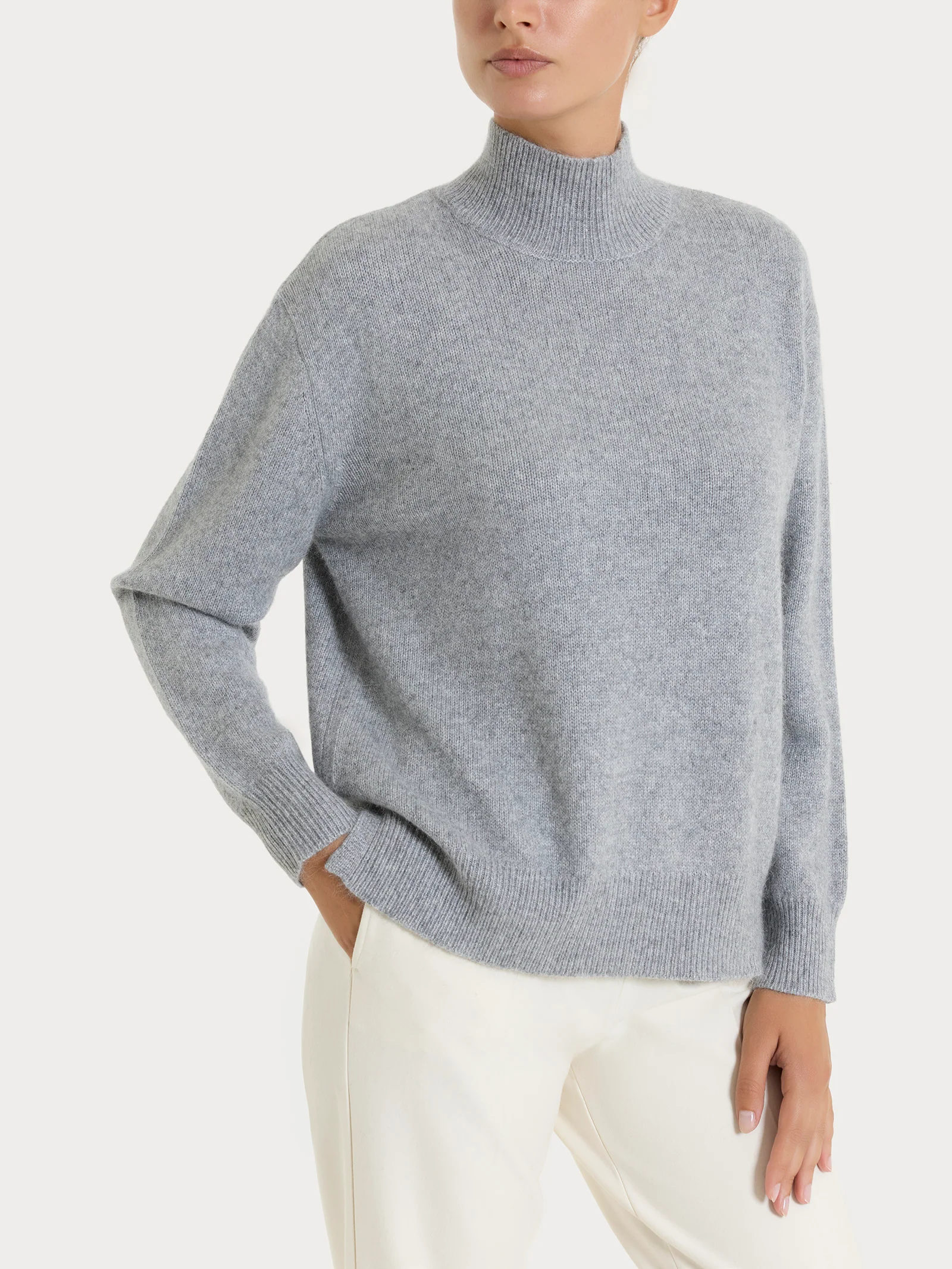 Lupetto in Natural Soft - Ghiaia Mel.