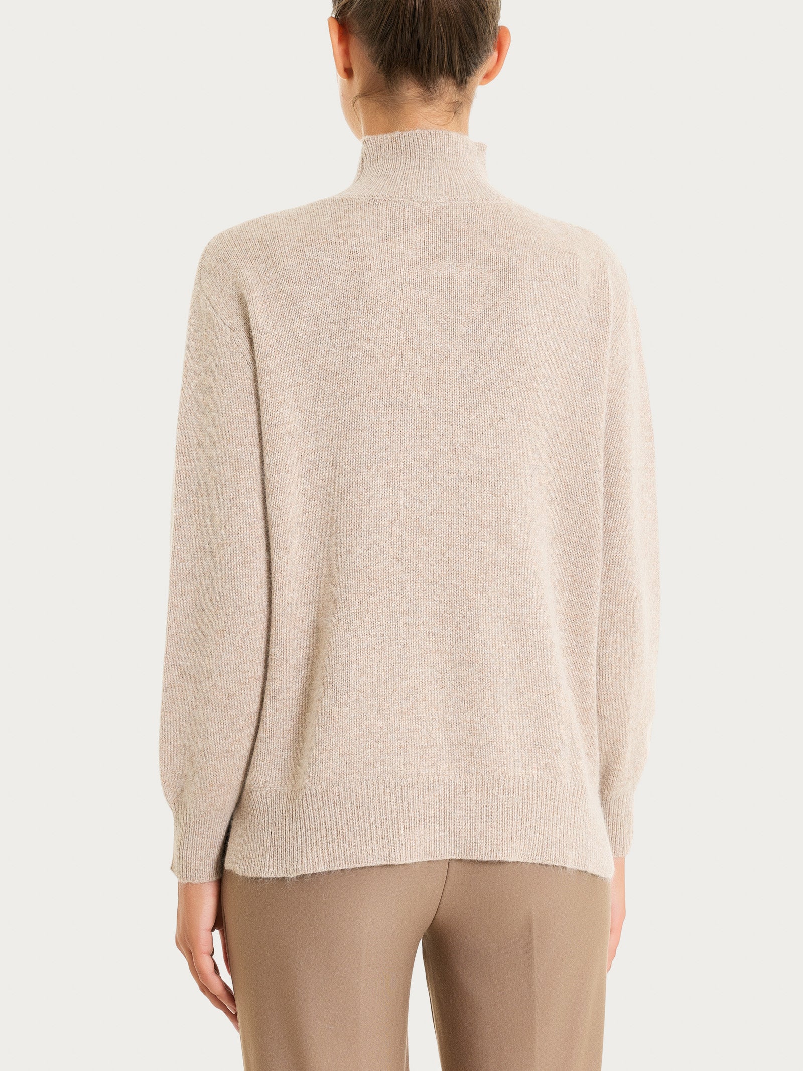 Lupetto in Natural Soft - Zenzero Mel. - Image 2