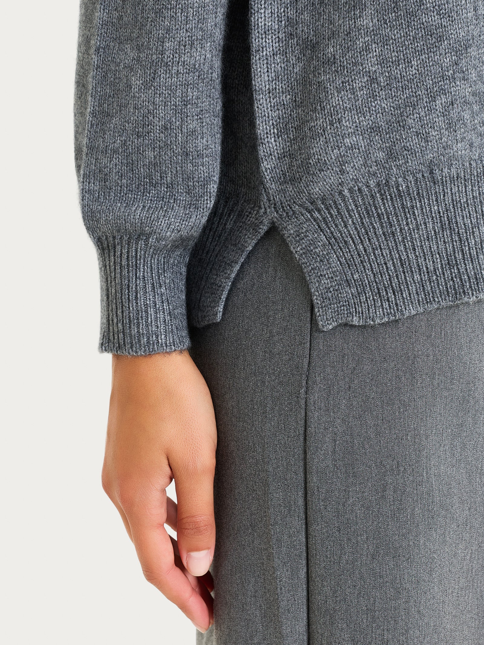 Lupetto in Natural Soft - Ferro Mel. - Image 3