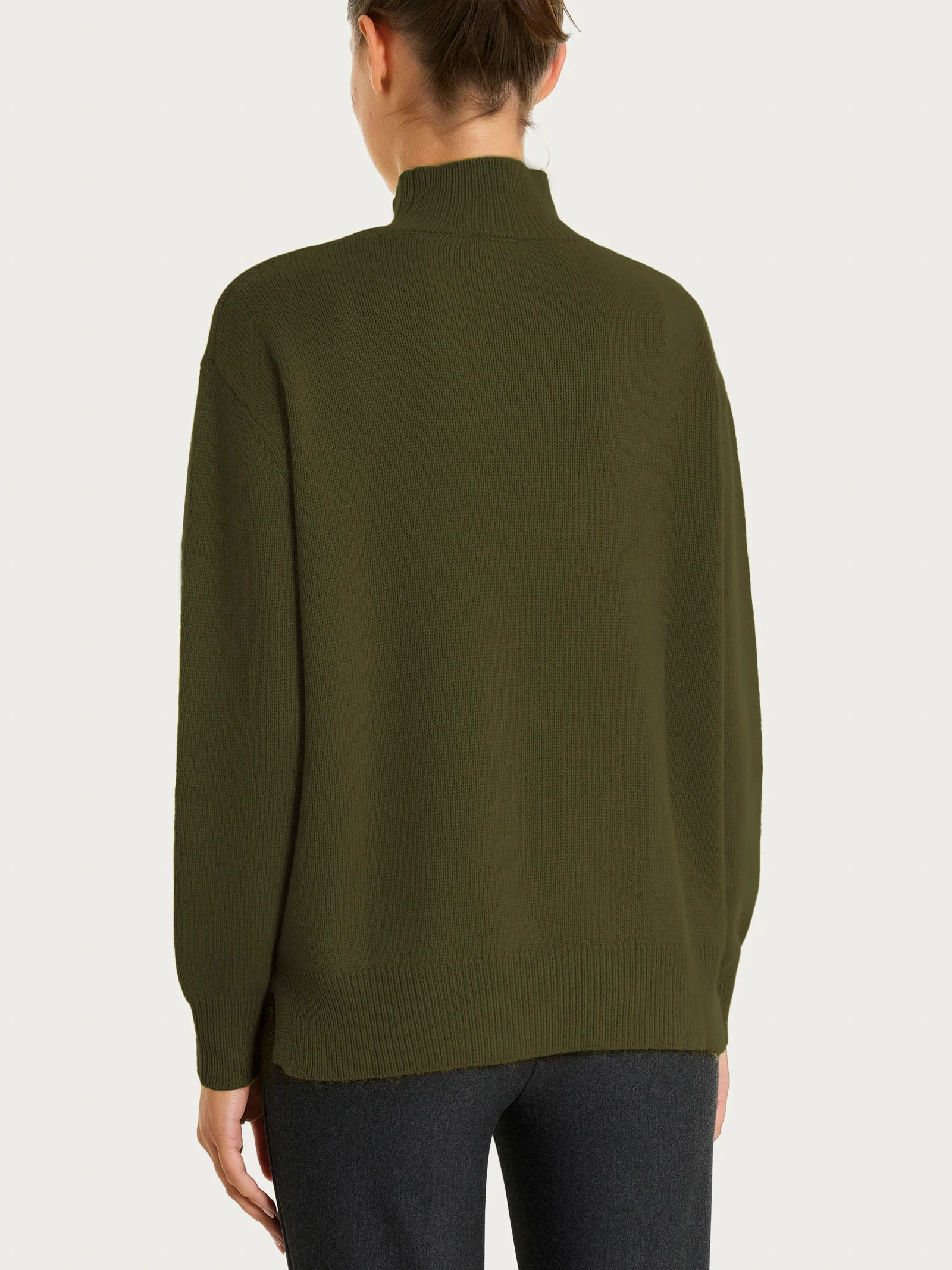 Lupetto in Natural Soft - Dark Olive - Image 2