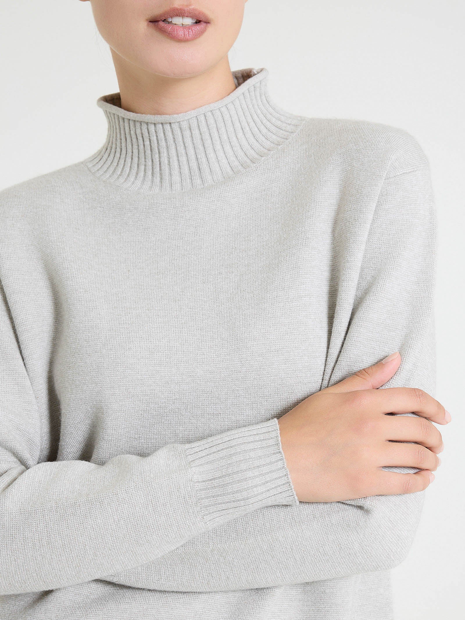 Lupetto in Super Soft - CHAMPIGNON MEL. - Image 3