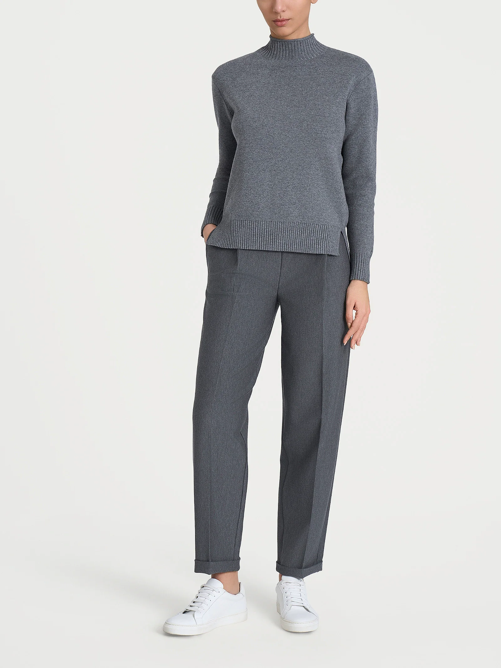 Lupetto in Super Soft - Ferro Mel. - Image 5